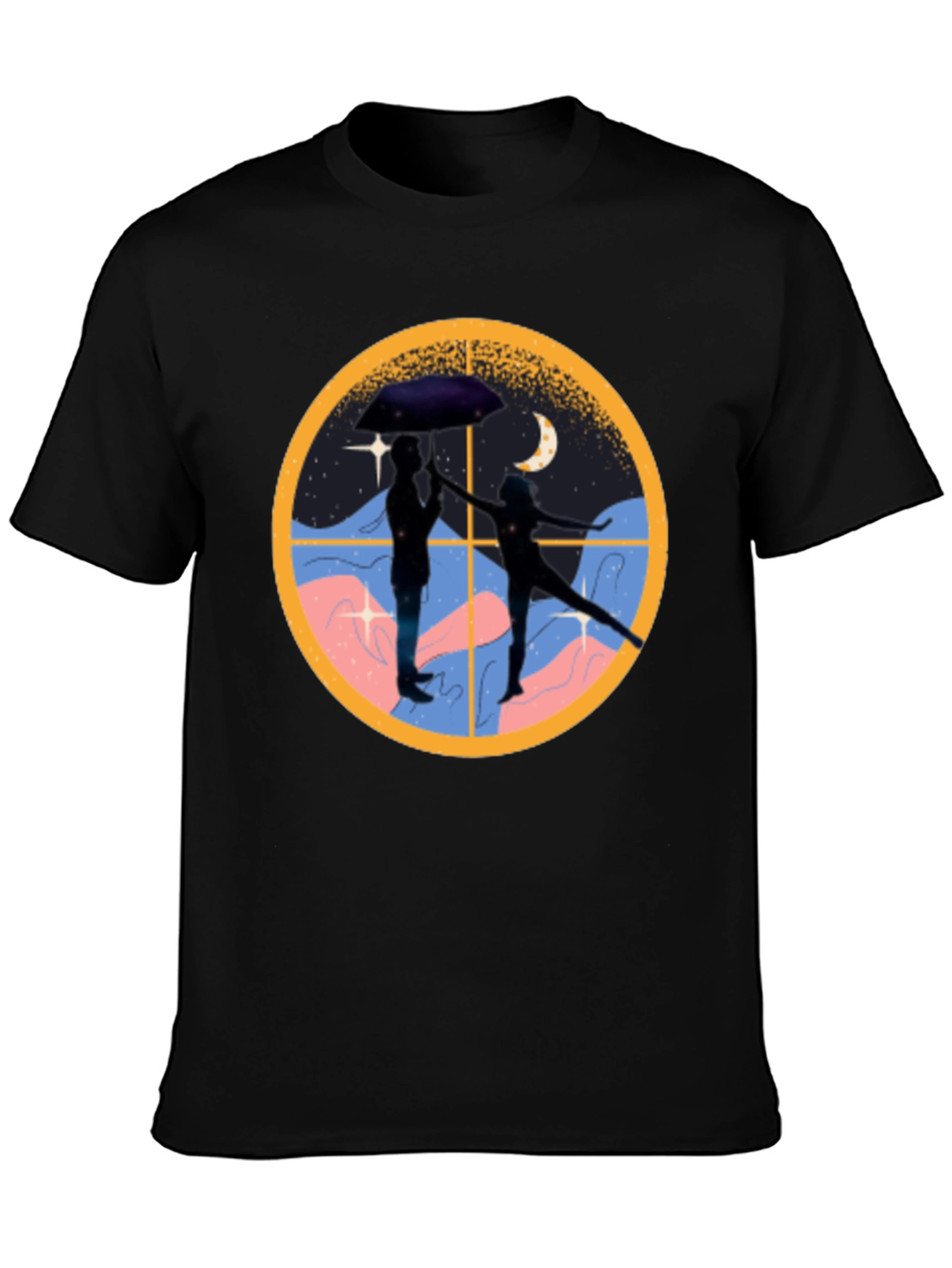 Couple Under Umbrella T-Shirt