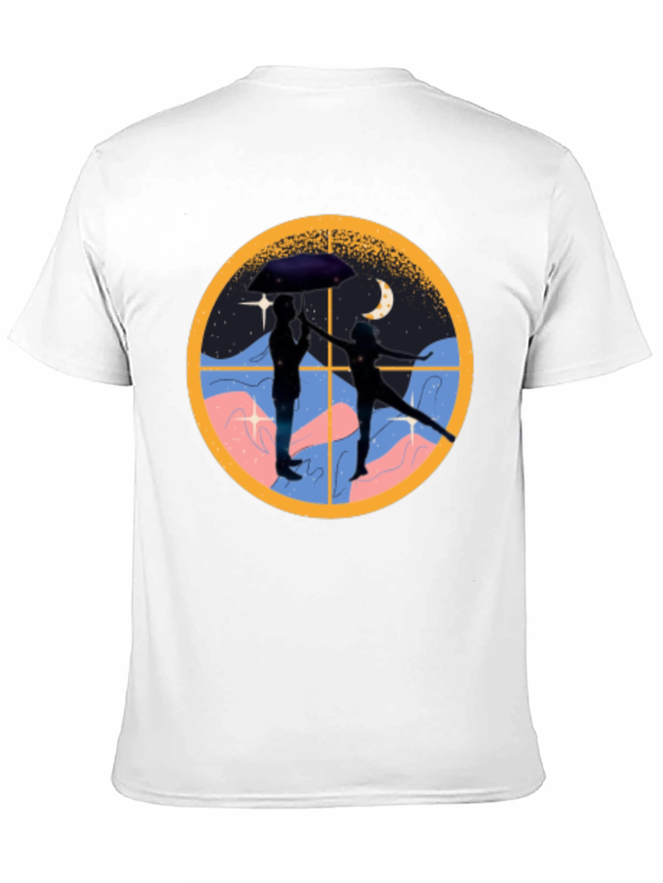 Couple Under Umbrella T-Shirt