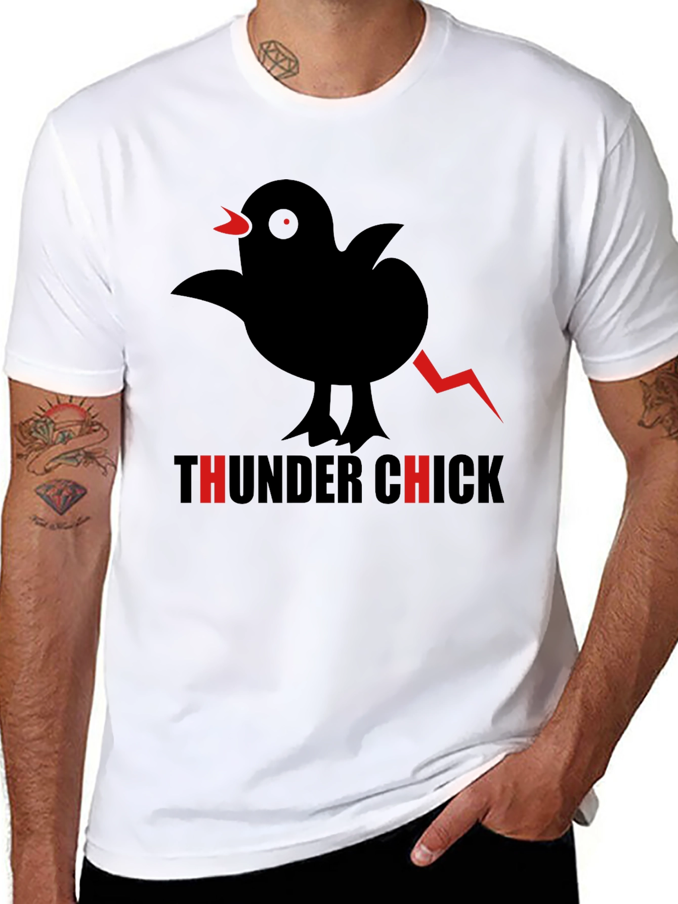 Thunder Chick Graphic T-Shirt - Bold & Edgy Design