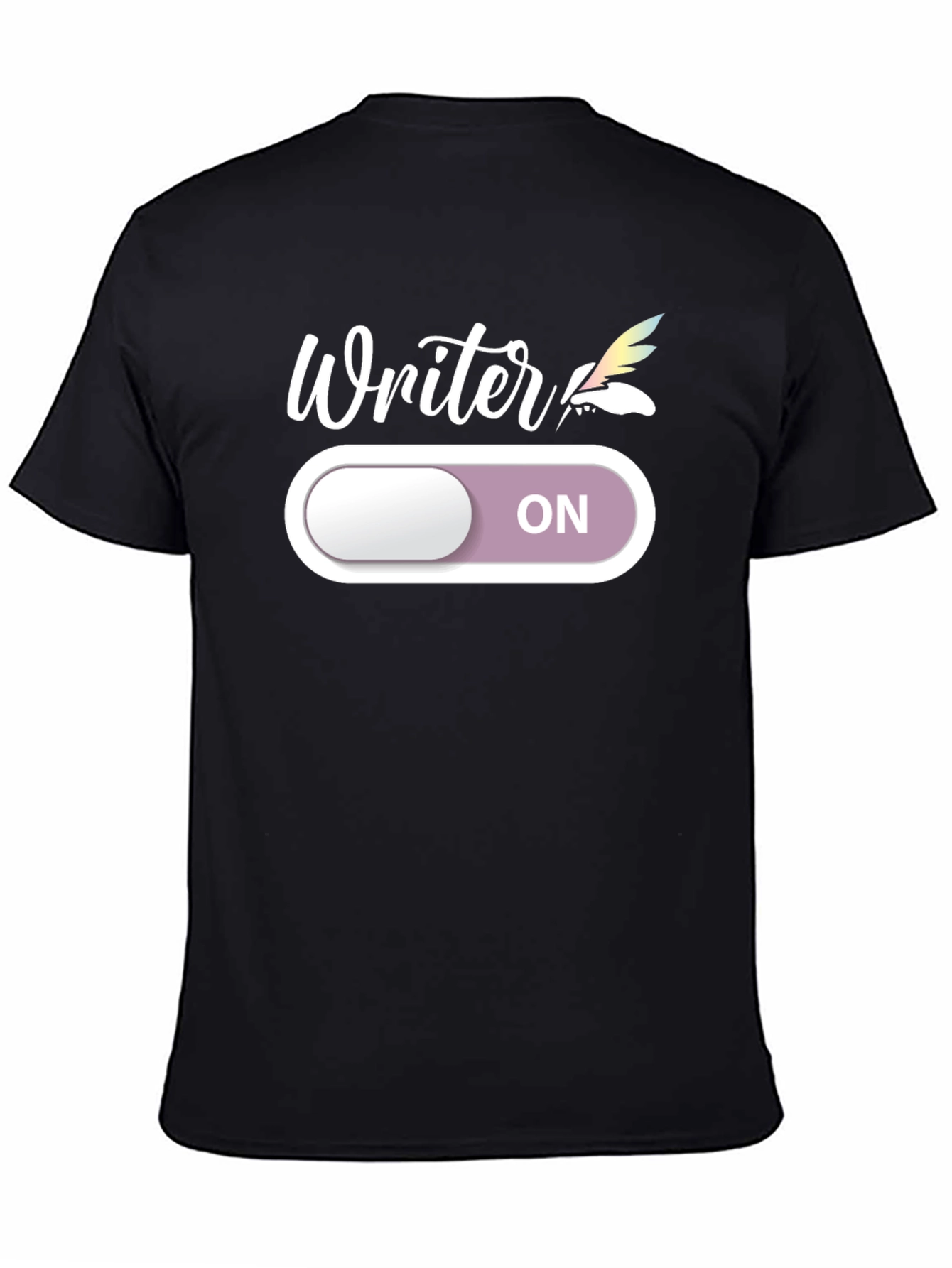 Writer ON T-Shirt - Creative Mode Activated!