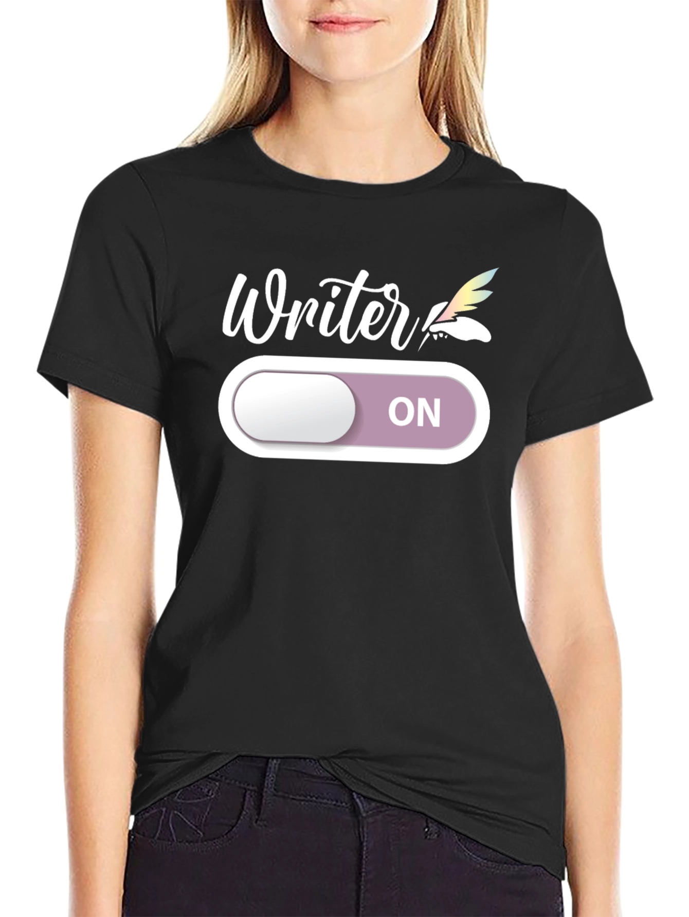 Writer ON T-Shirt - Creative Mode Activated!