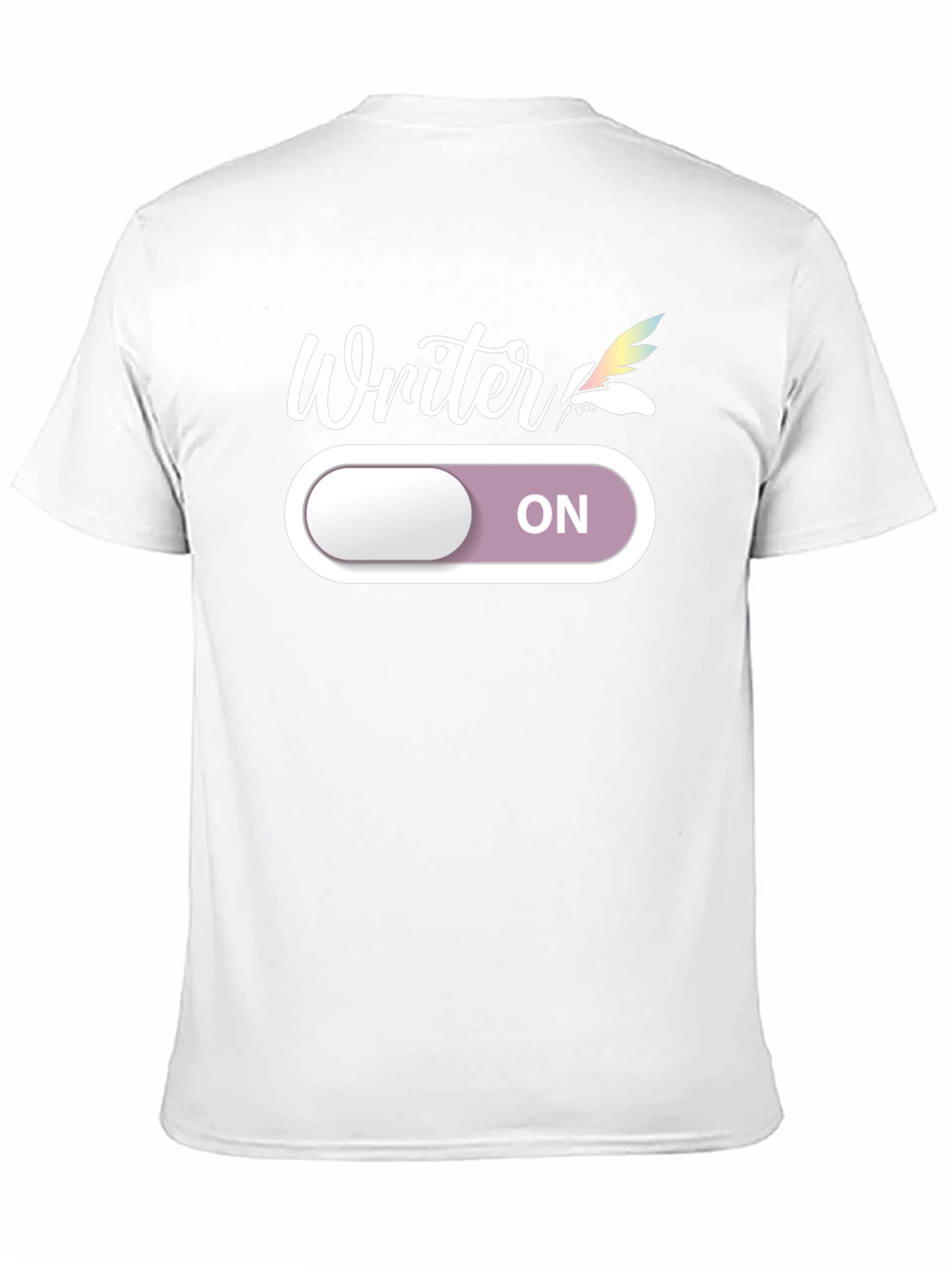 Writer ON T-Shirt - Creative Mode Activated!
