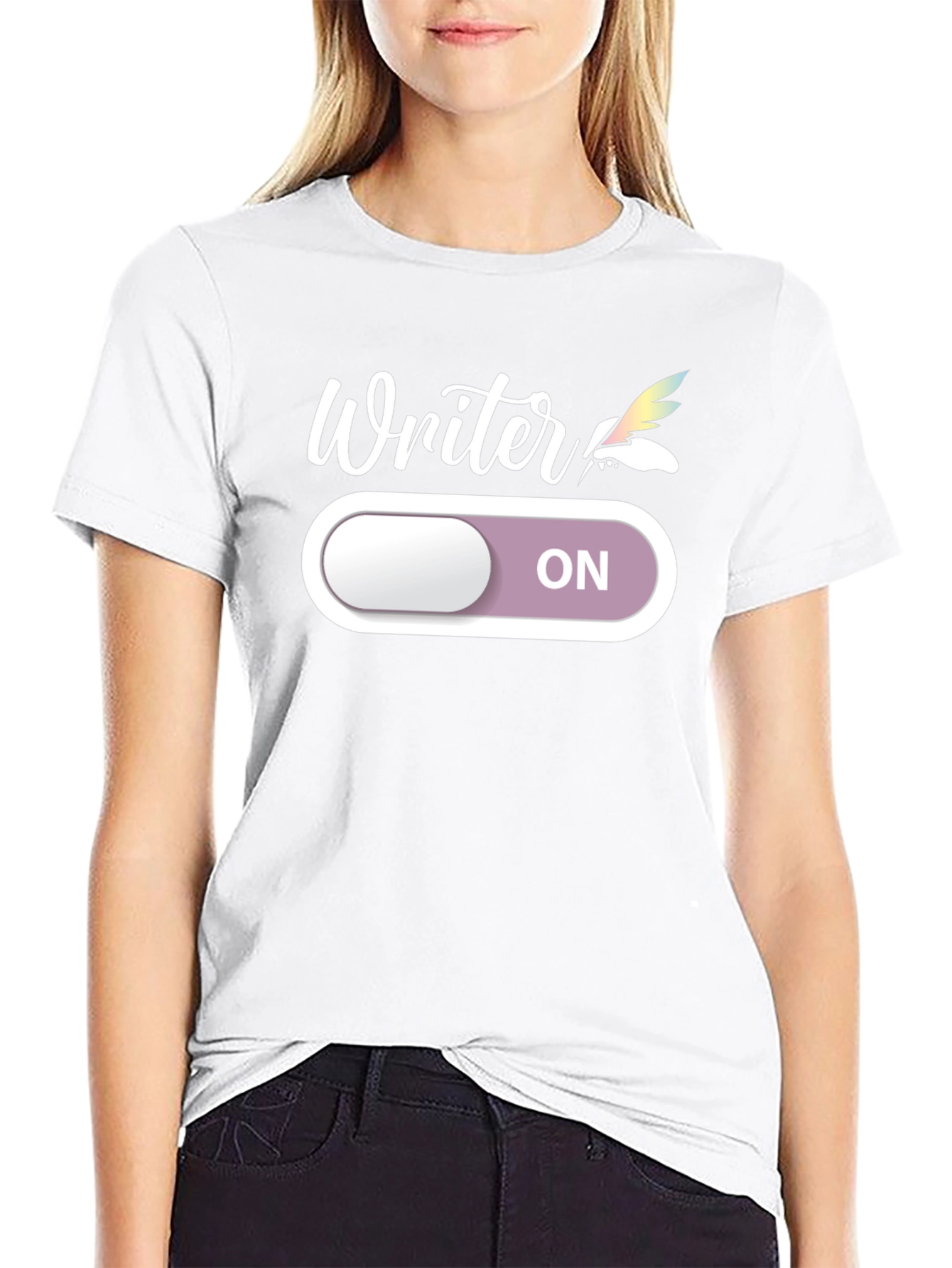 Writer ON T-Shirt - Creative Mode Activated!
