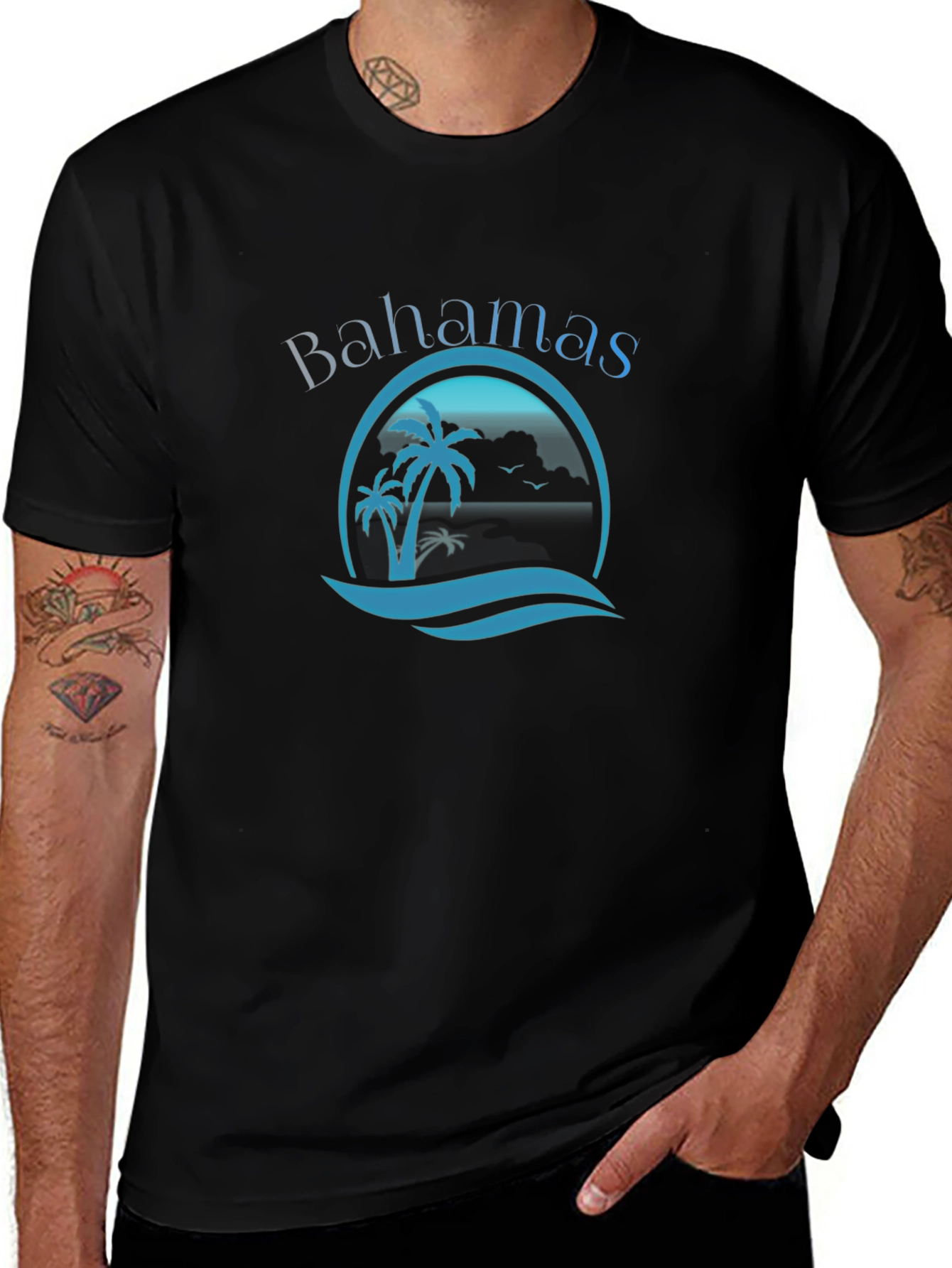Bahamas Graphic T-Shirt - Island Vibes Mens Tee