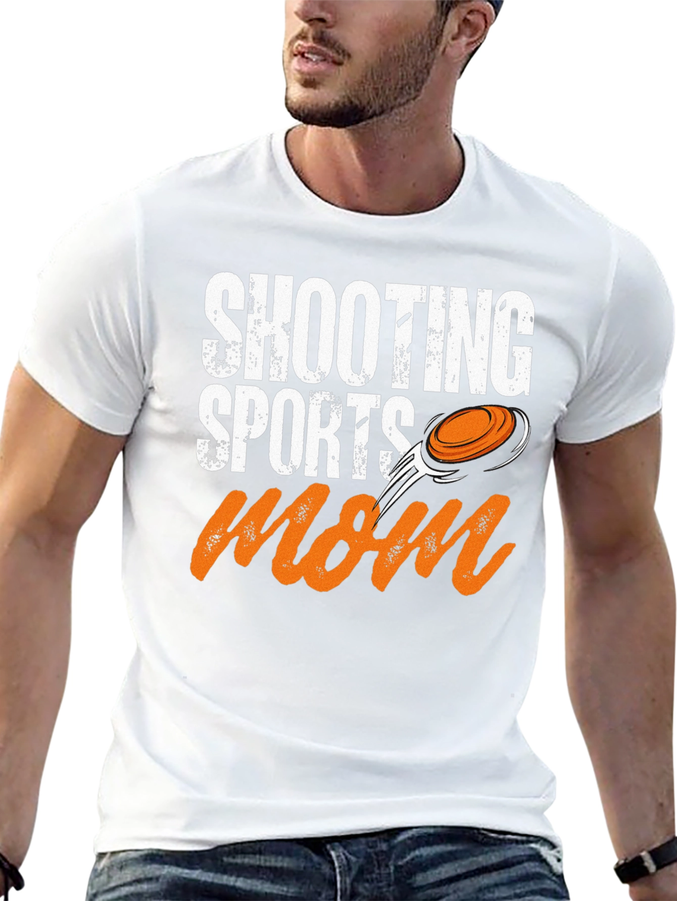 Shooting Sports Mom T-Shirt Clay Target Graphic Tee