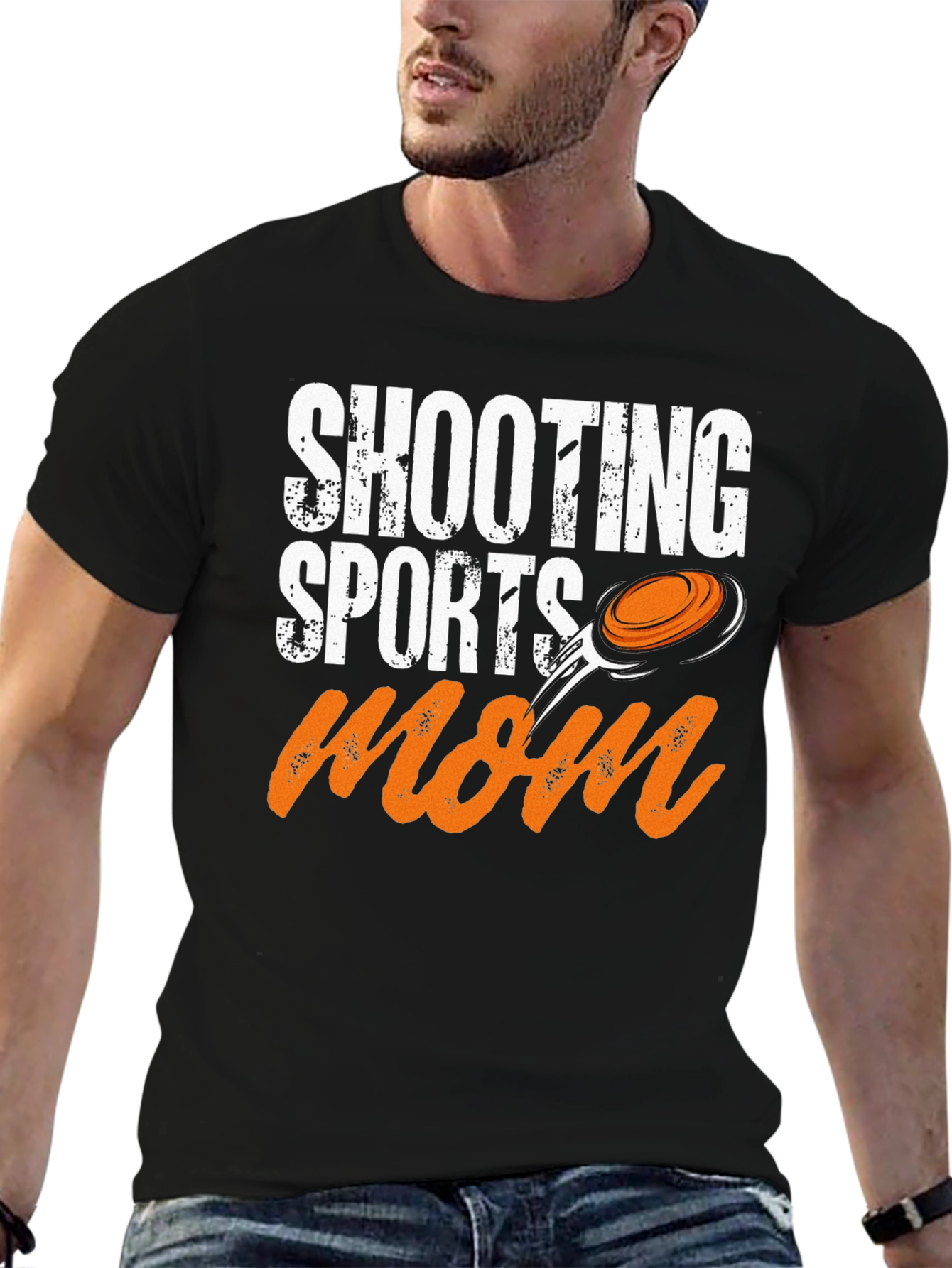 Shooting Sports Mom T-Shirt Clay Target Graphic Tee