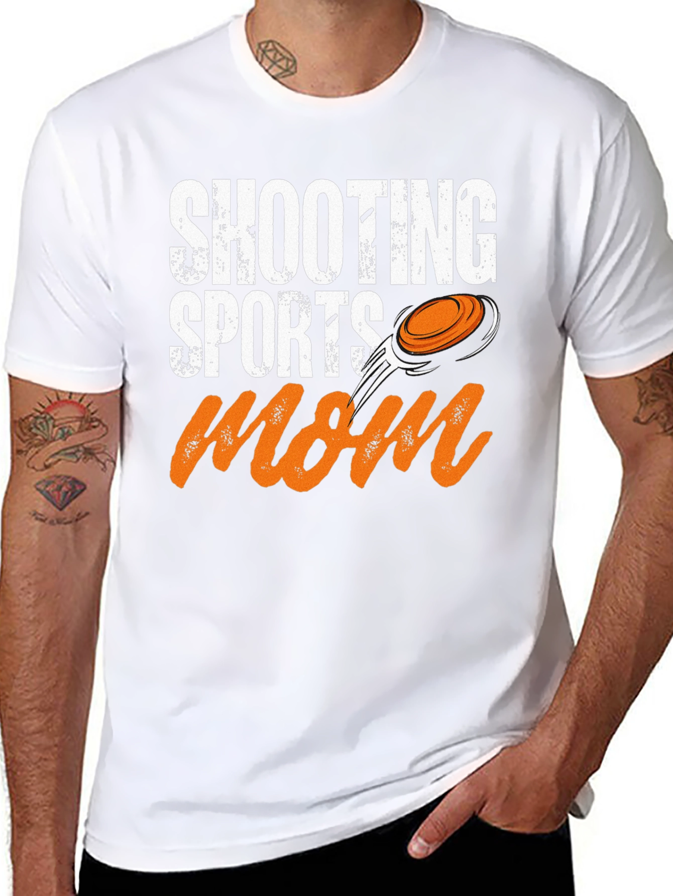 Shooting Sports Mom T-Shirt Clay Target Graphic Tee