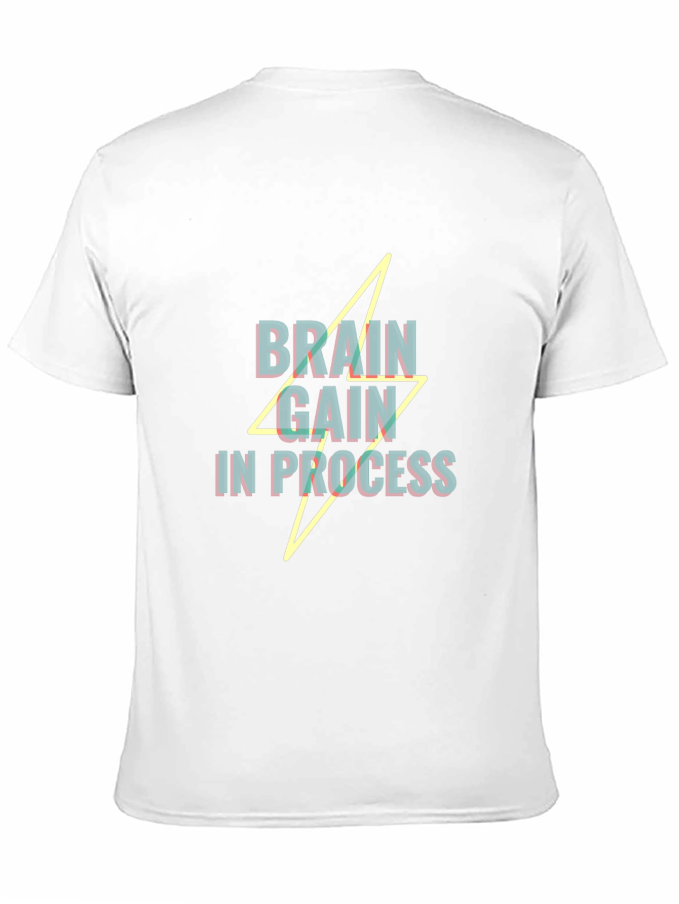 Brain Gain In Process Graphic T-Shirt - Black
