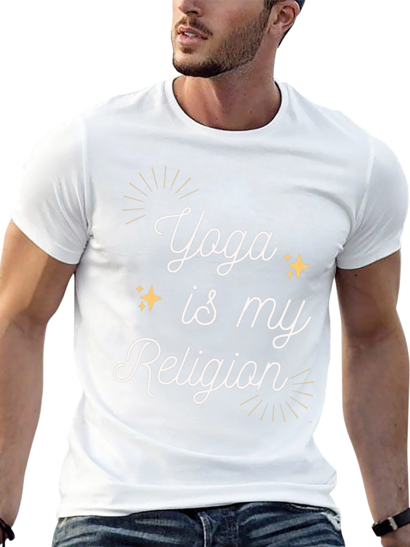 Yoga Is My Religion T-Shirt - Cotton Comfort