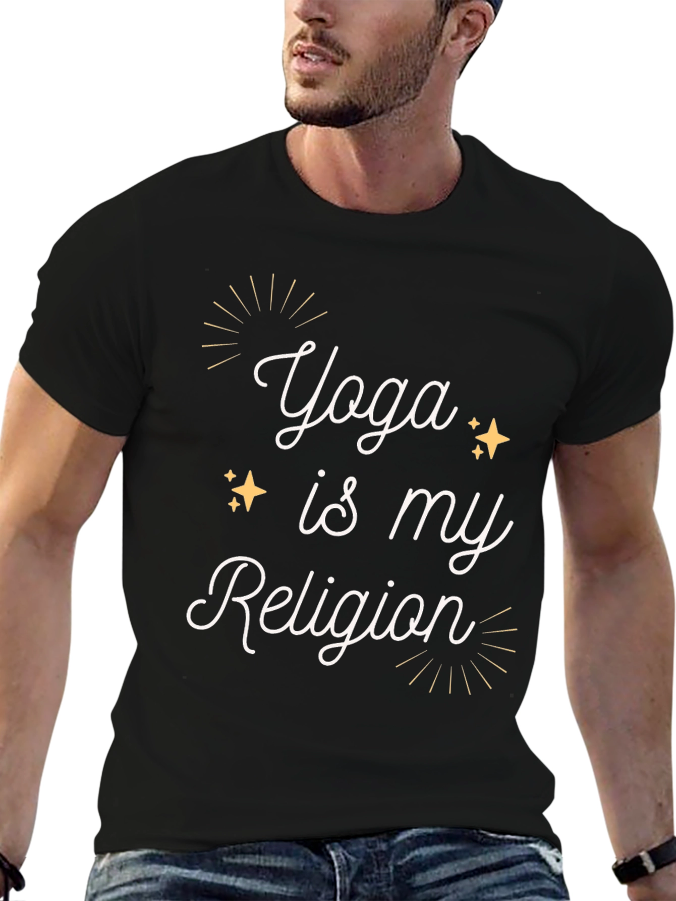 Yoga Is My Religion T-Shirt - Cotton Comfort