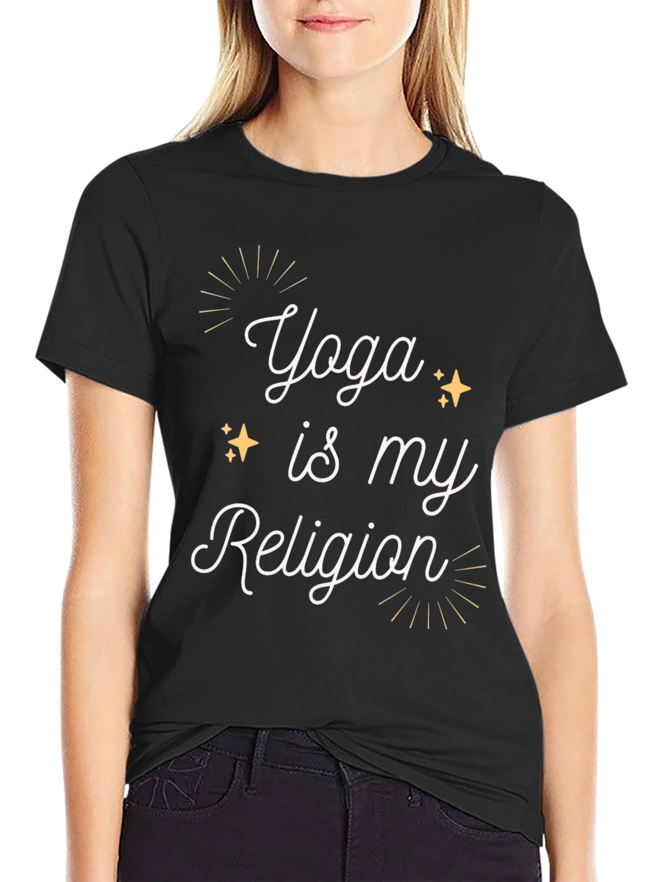 Yoga Is My Religion T-Shirt - Cotton Comfort