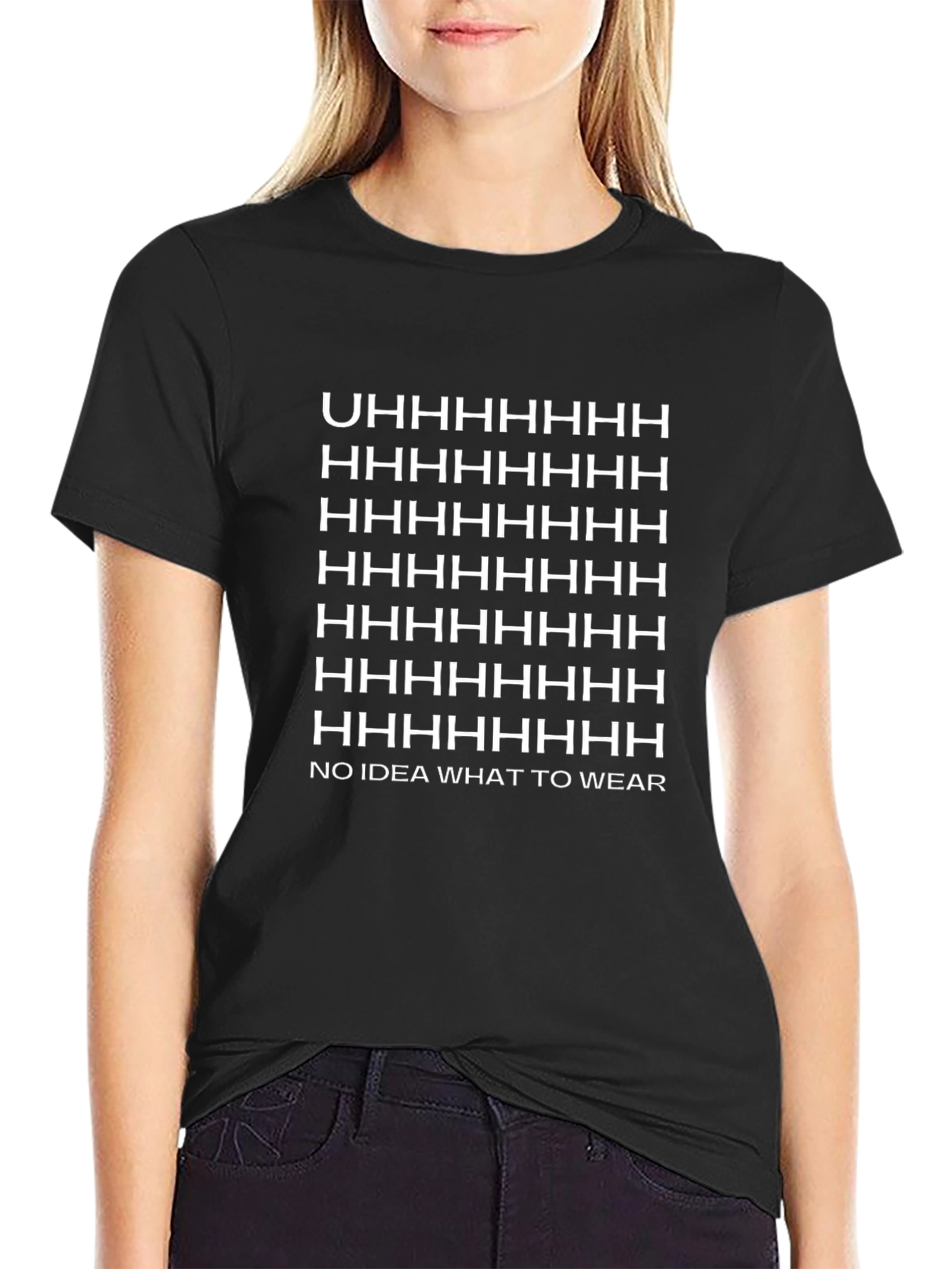 Funny Graphic T-Shirt - No Idea What to Wear