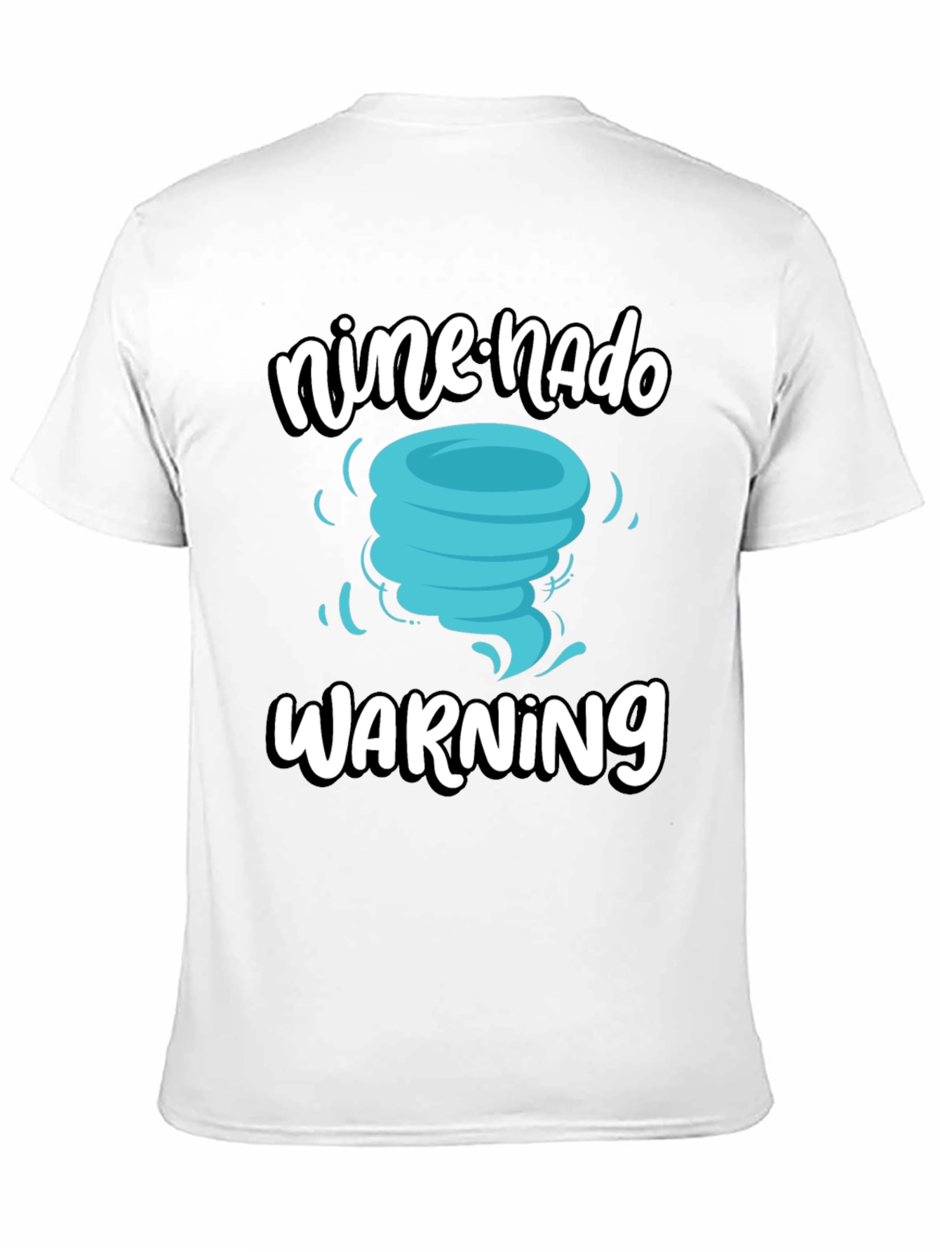 Nine-nado Warning T-Shirt: Fun Birthday Tornado Tee