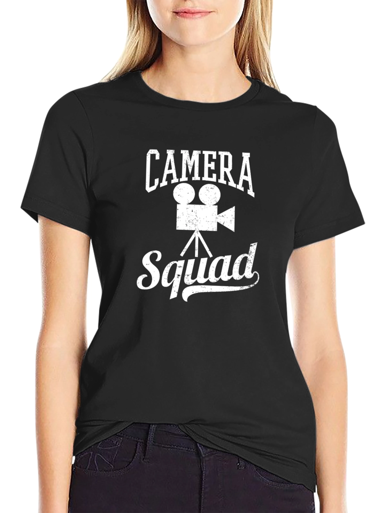 Camera Squad Graphic T-Shirt - Movie Film Crew Tee