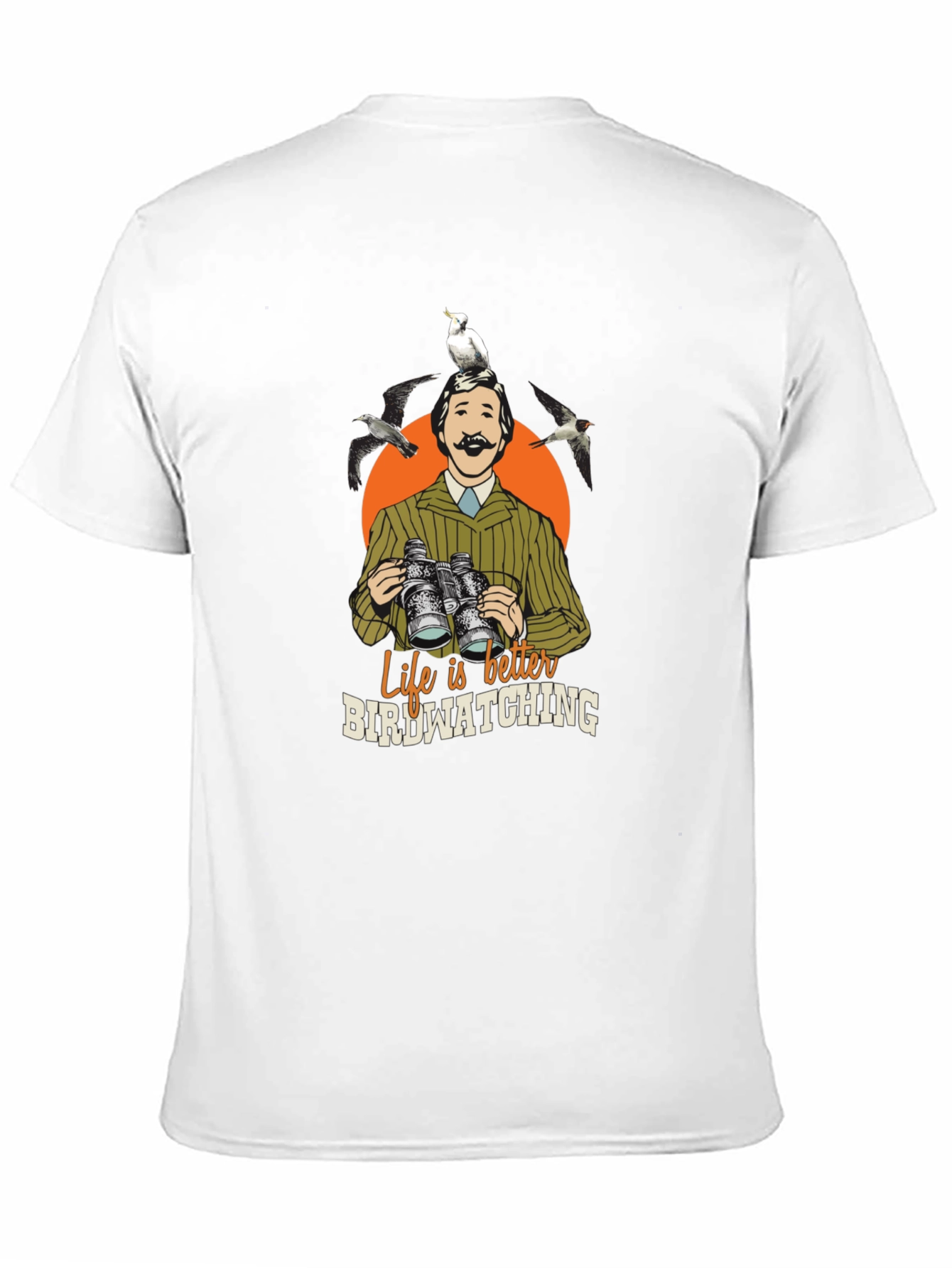 Bird Watching Graphic Tee - Nature Lover Shirt