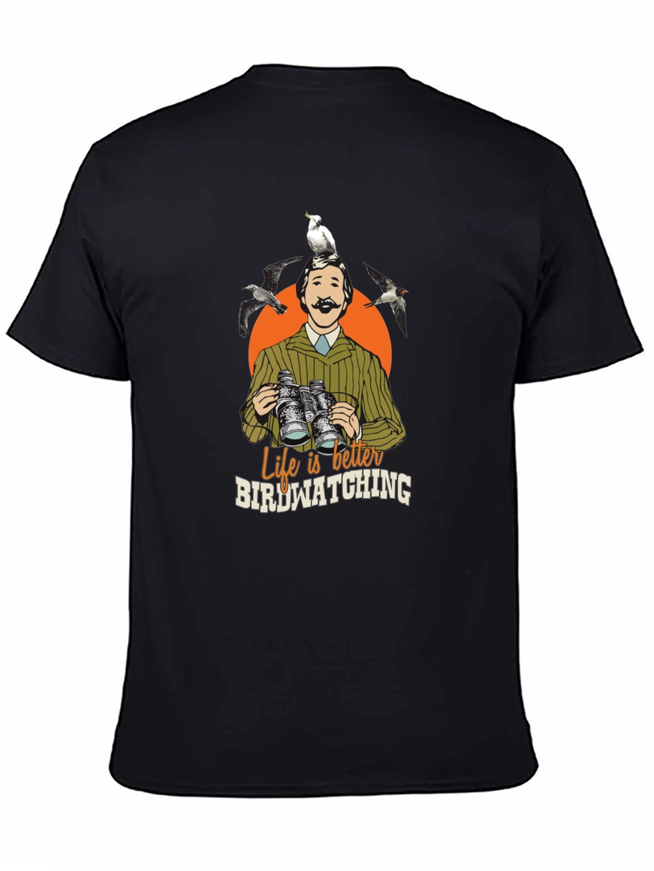 Bird Watching Graphic Tee - Nature Lover Shirt