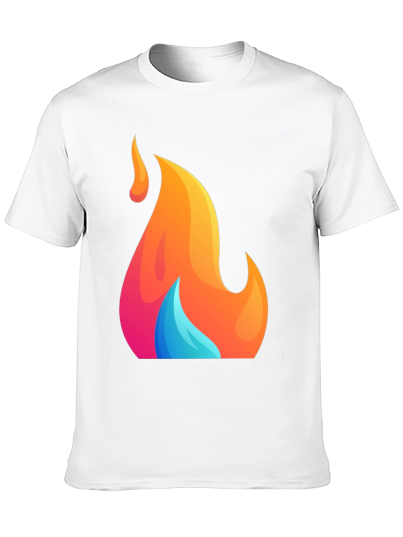 Flame Graphic Tee - Mens Black T-Shirt