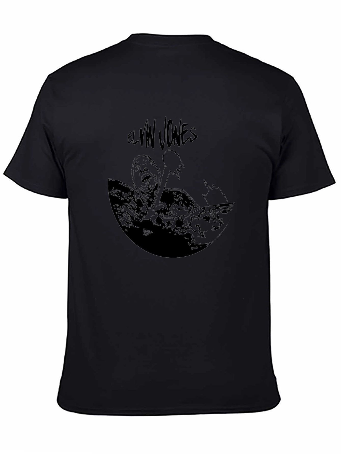 Elvin Jones Black Graphic Tee