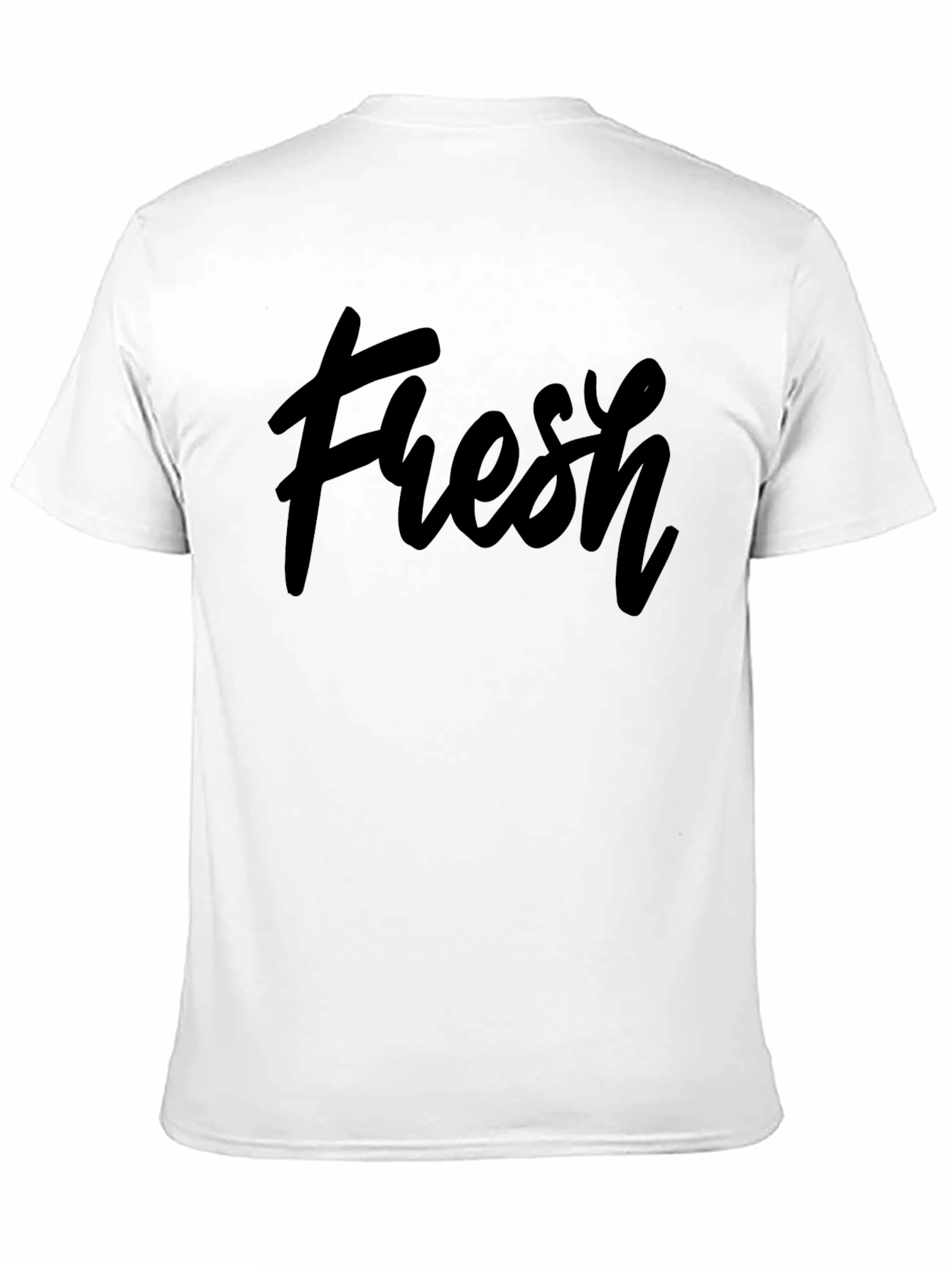 Fresh Black Graphic T-Shirt - Casual Style
