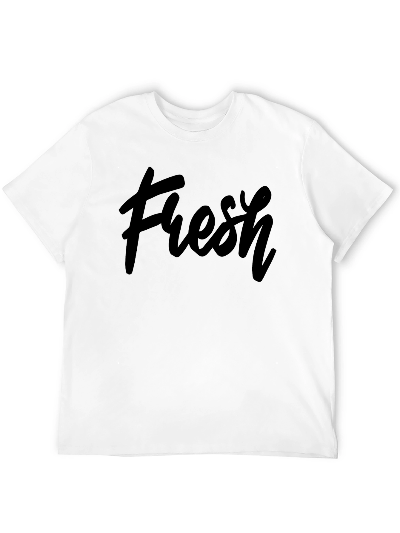 Fresh Black Graphic T-Shirt - Casual Style