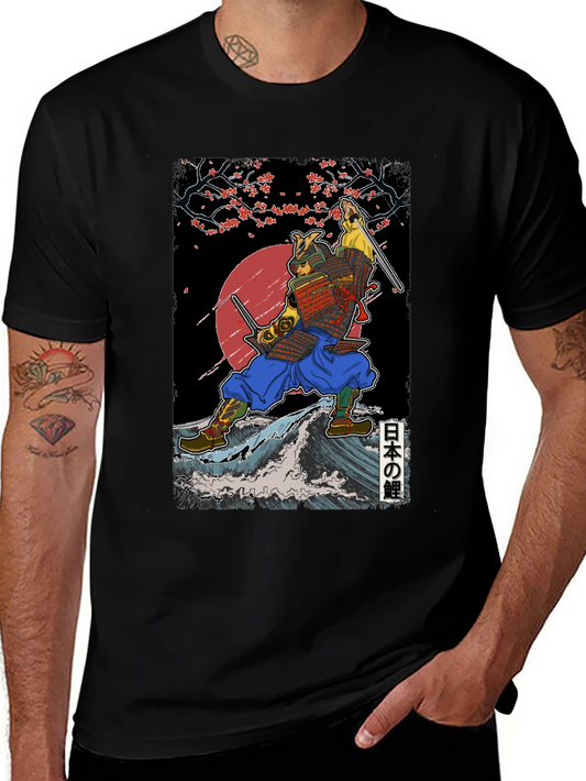 Samurai Warrior T-Shirt - Japanese Art