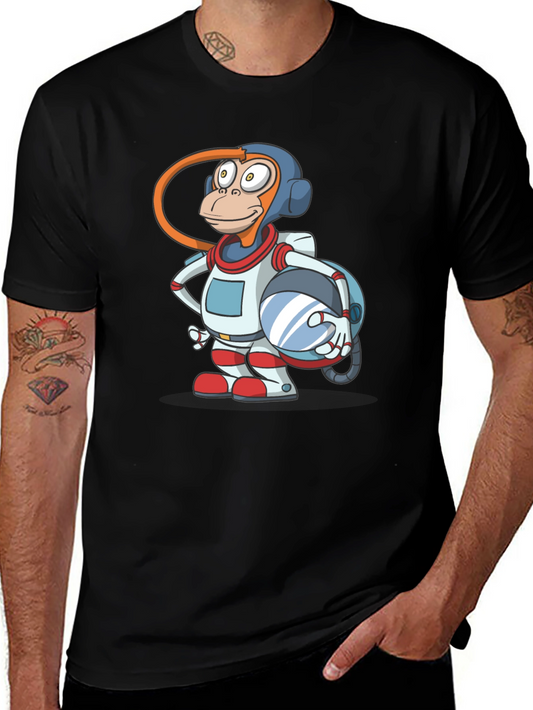 Astronaut Monkey Graphic T-Shirt