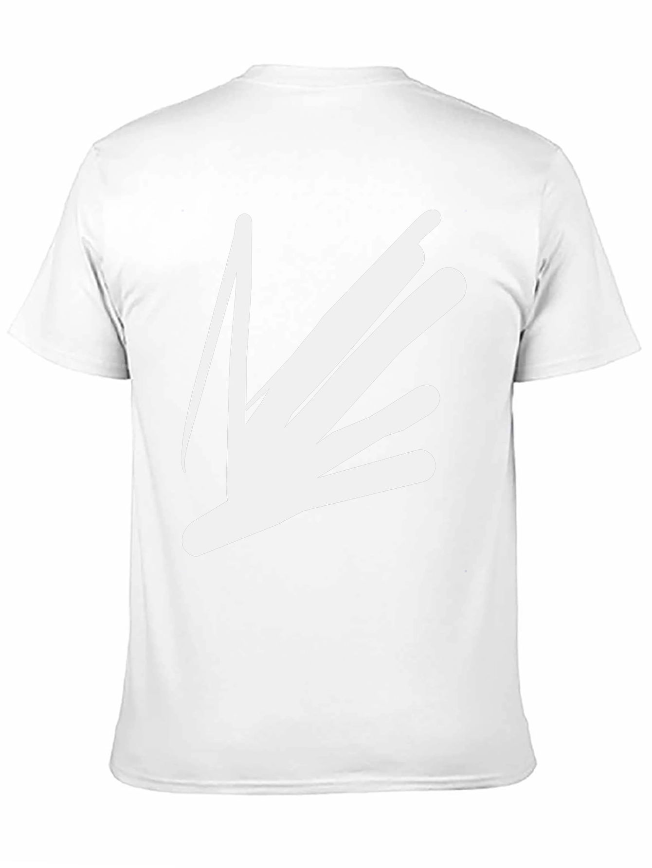 Abstract Graphic Print T-Shirt - Black