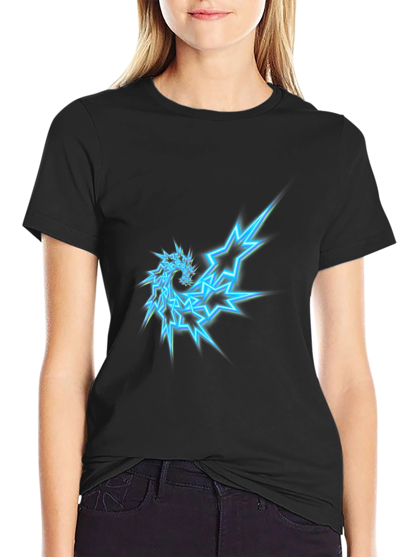 Electric Dragon Graphic Tee - Cool Casual Style