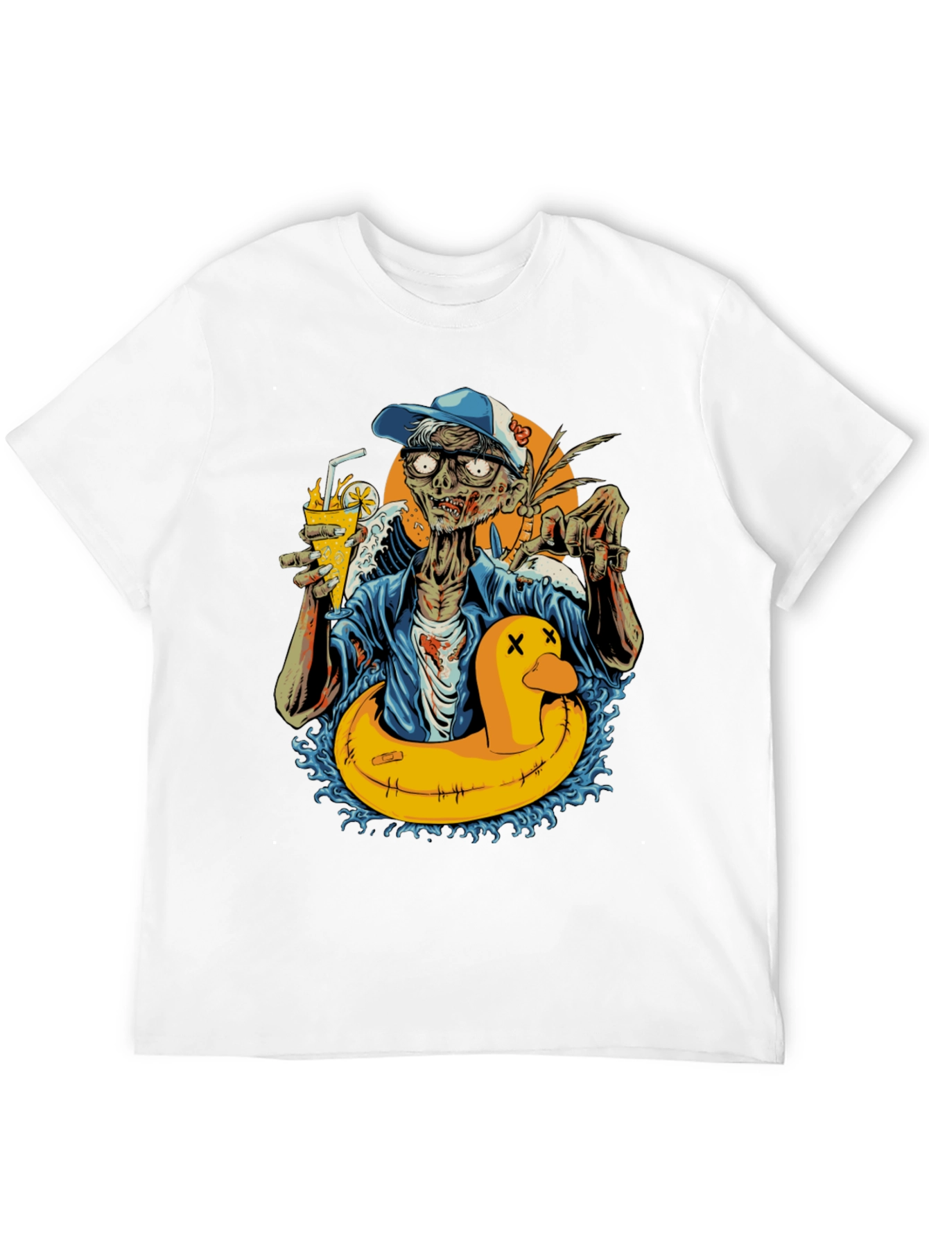 Zombie Summer Fun Graphic T-Shirt
