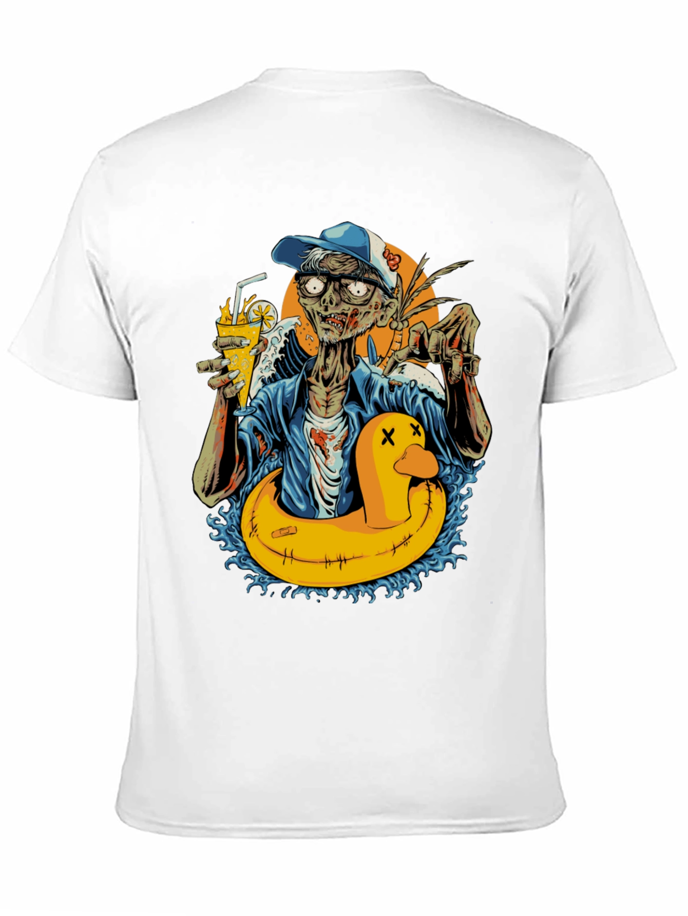 Zombie Summer Fun Graphic T-Shirt