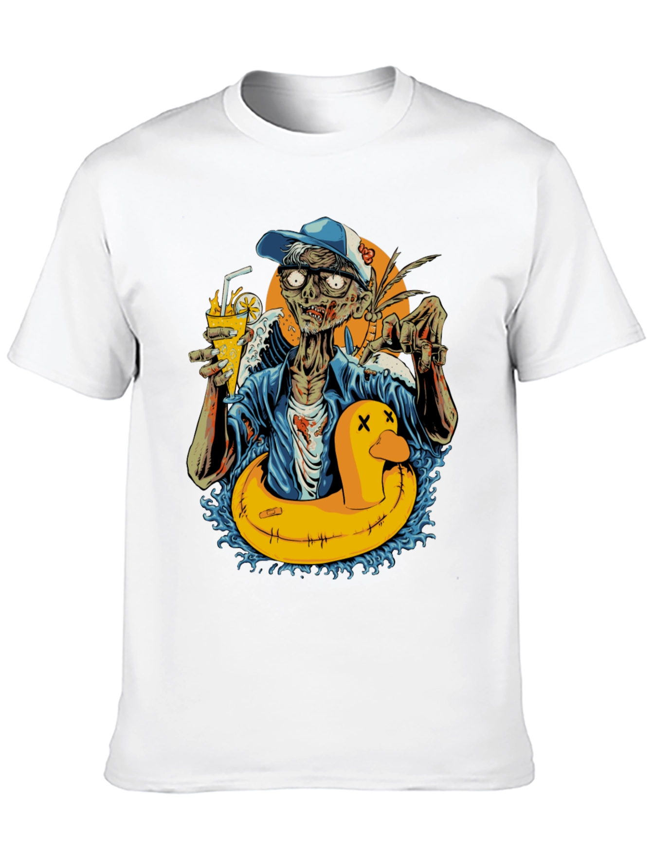 Zombie Summer Fun Graphic T-Shirt