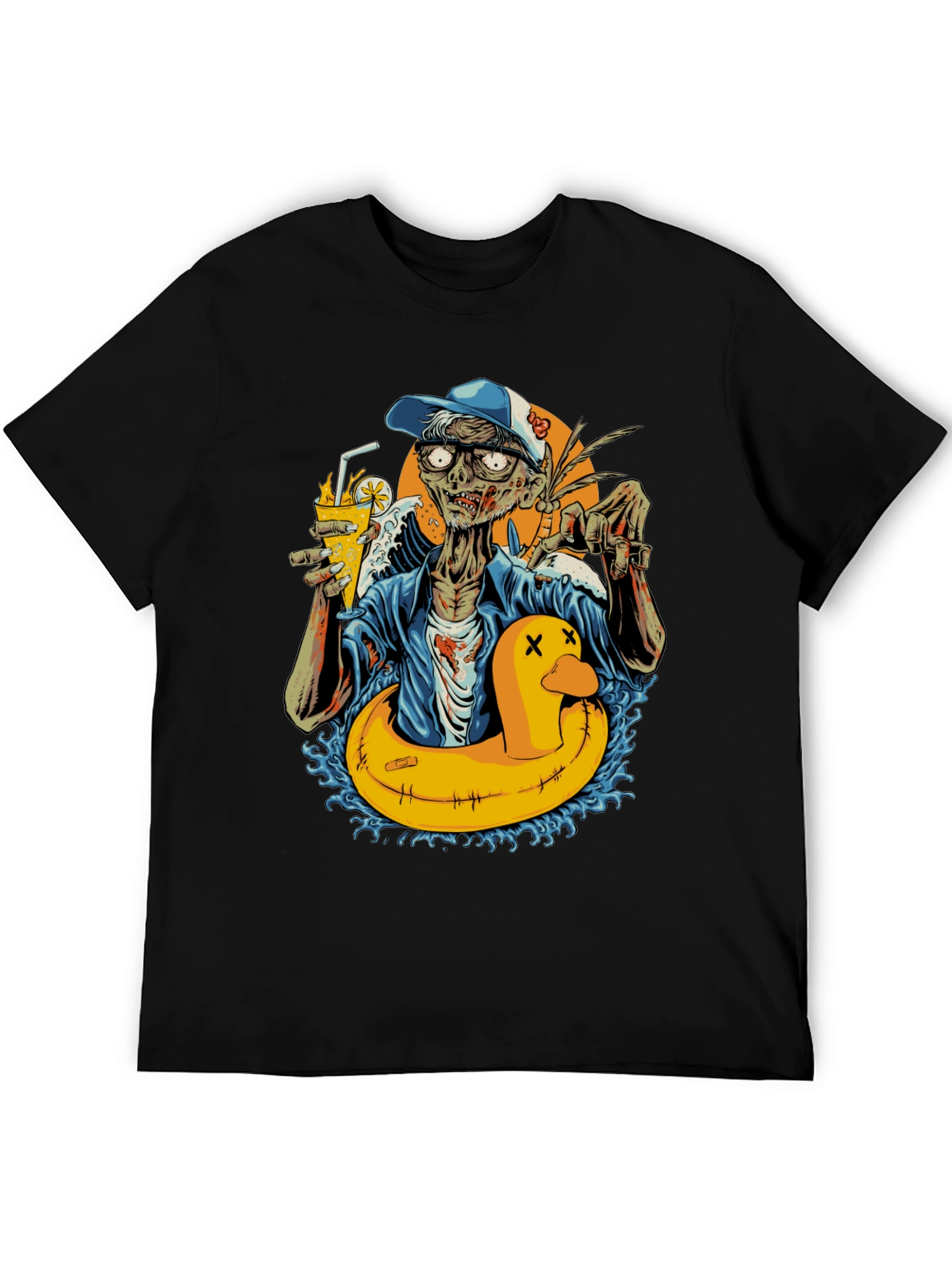 Zombie Summer Fun Graphic T-Shirt