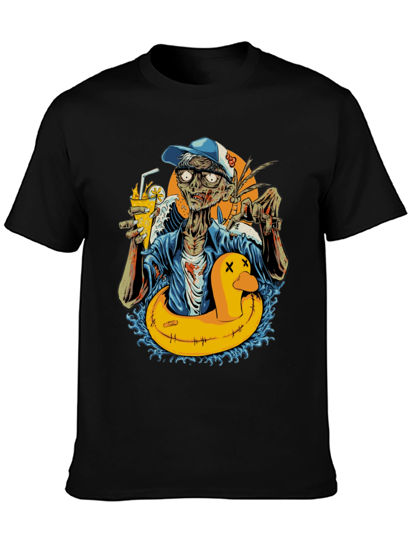 Zombie Summer Fun Graphic T-Shirt
