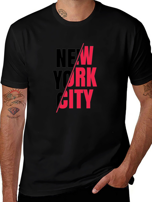 New York City Graphic Print Crew Neck T-Shirt