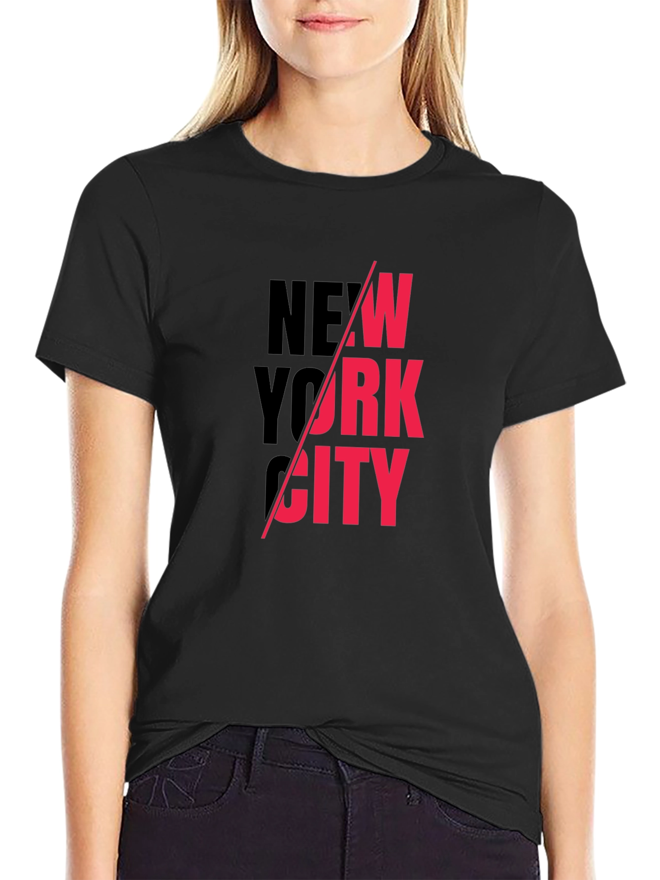 New York City Graphic Print Crew Neck T-Shirt