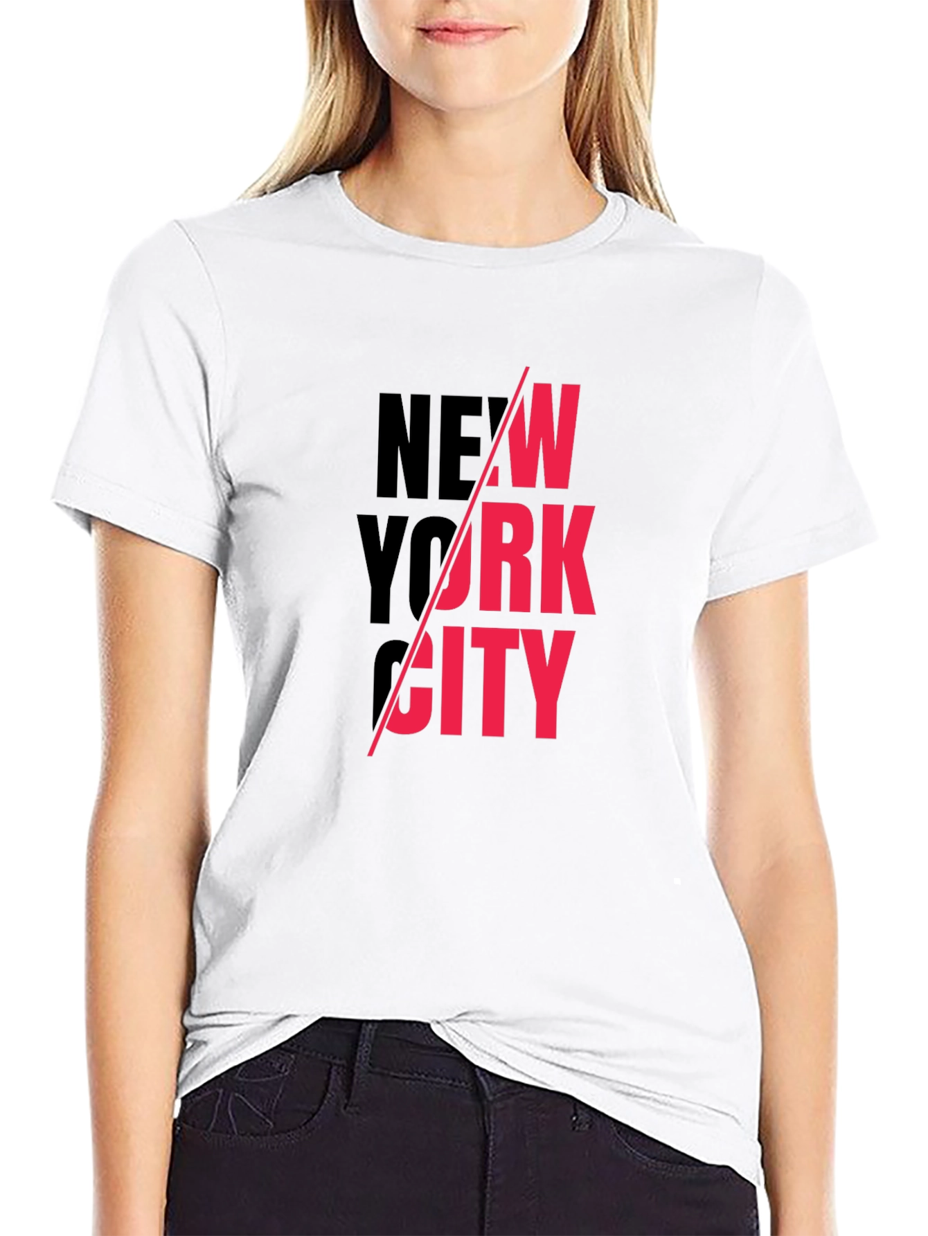 New York City Graphic Print Crew Neck T-Shirt