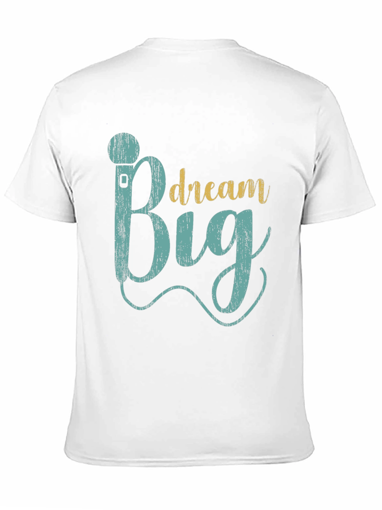 Dream Big Graphic Tee - Inspiring Black Cotton T-Shirt