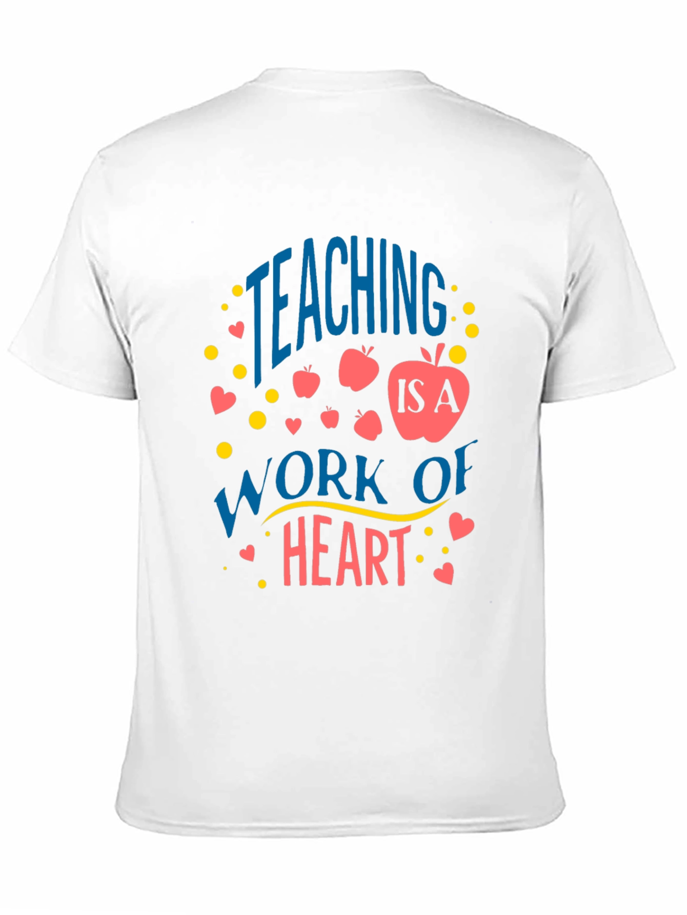 Teaching is a Work of Heart Black T-Shirt