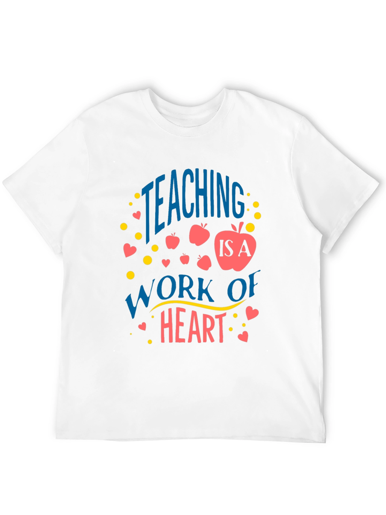 Teaching is a Work of Heart Black T-Shirt