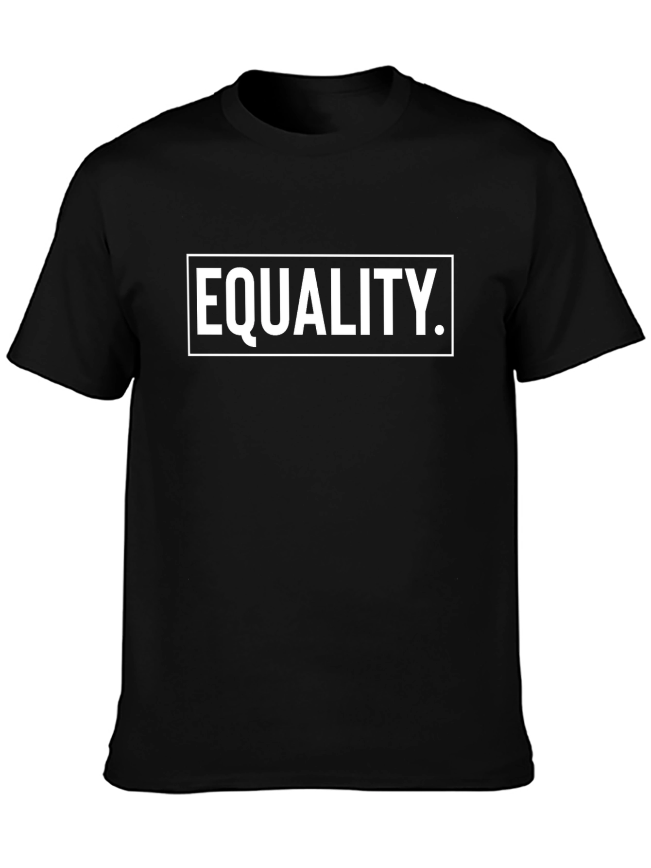 Equality Graphic Tee - Unisex Black T-Shirt