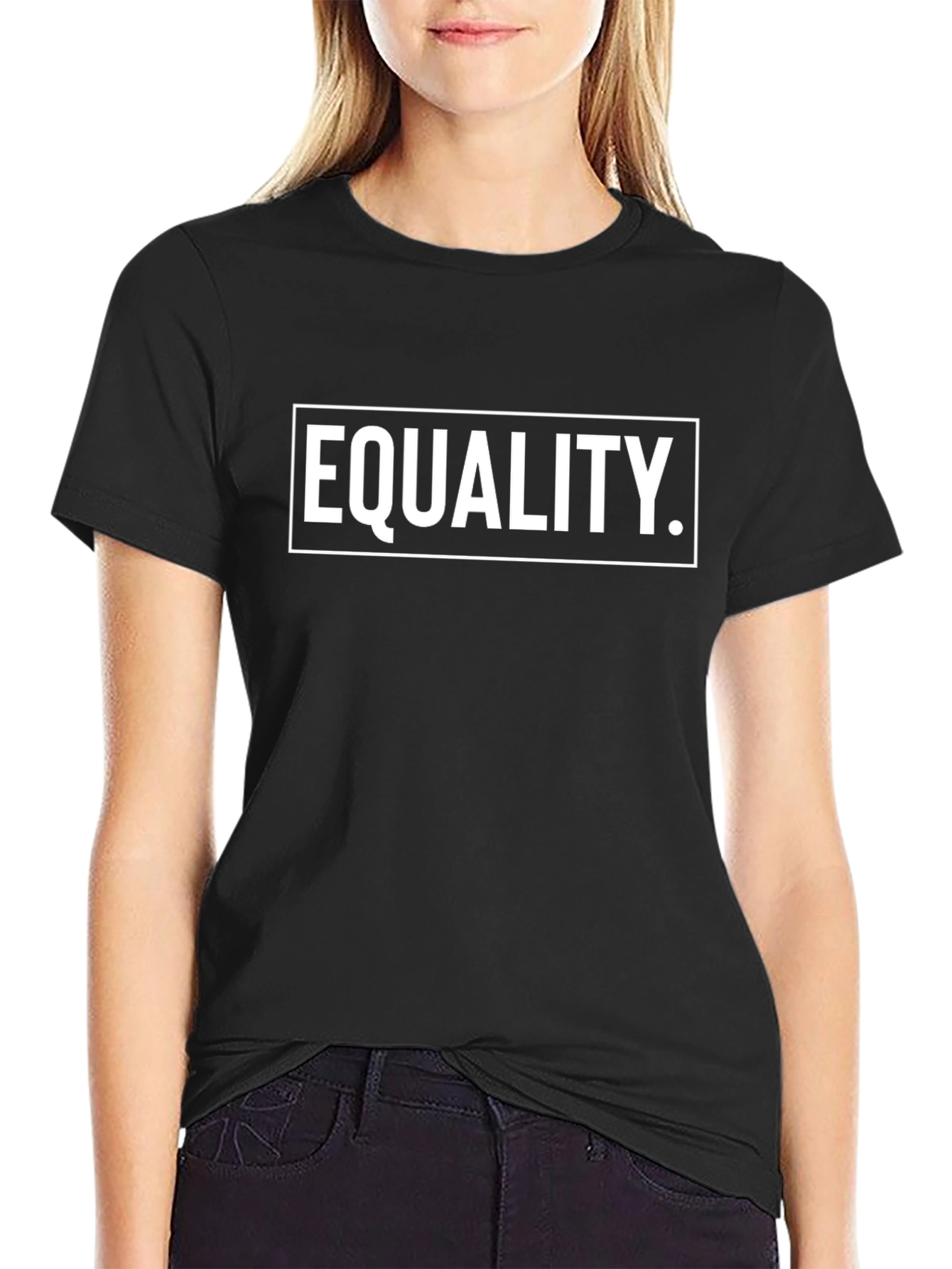 Equality Graphic Tee - Unisex Black T-Shirt