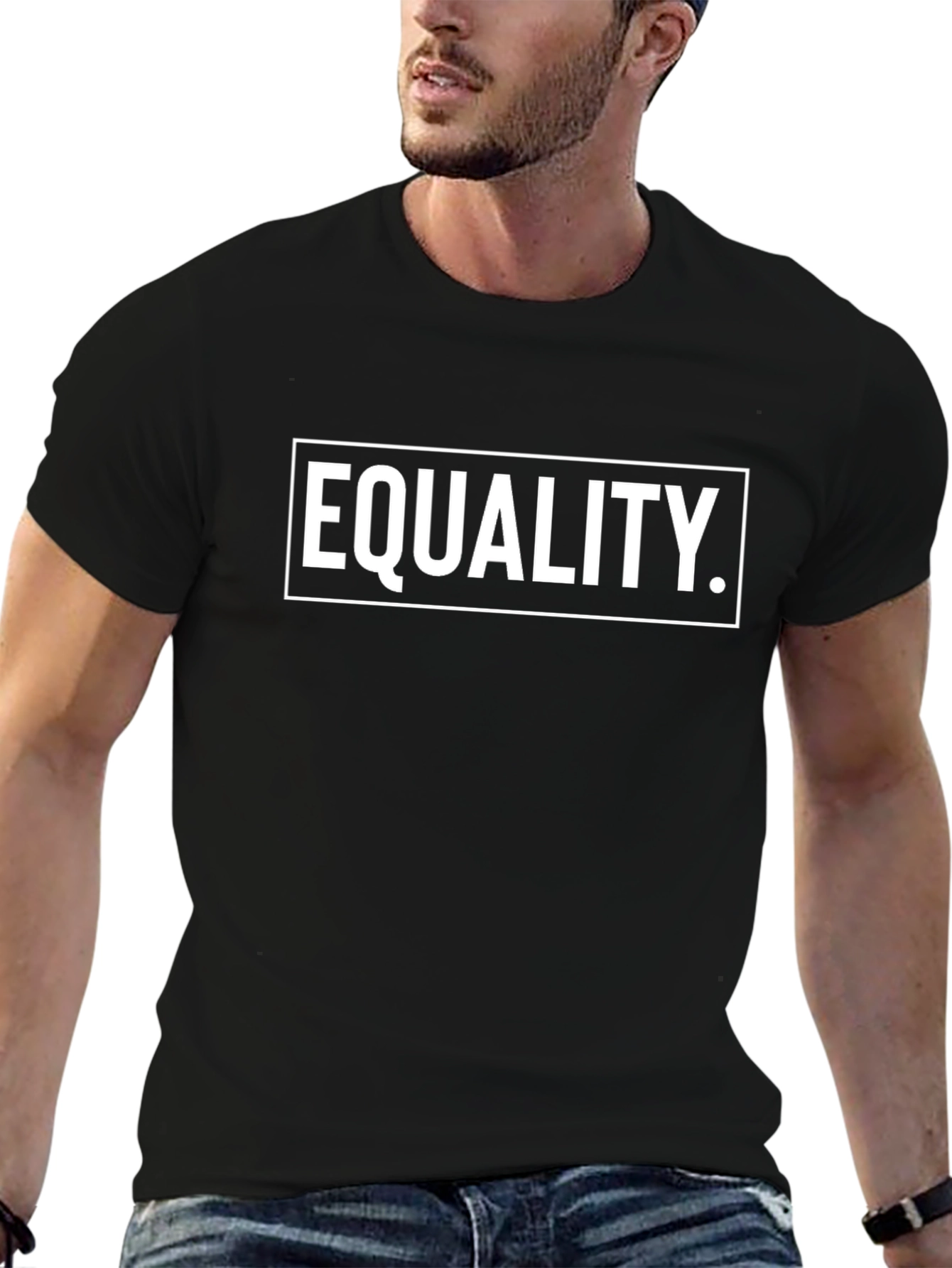 Equality Graphic Tee - Unisex Black T-Shirt