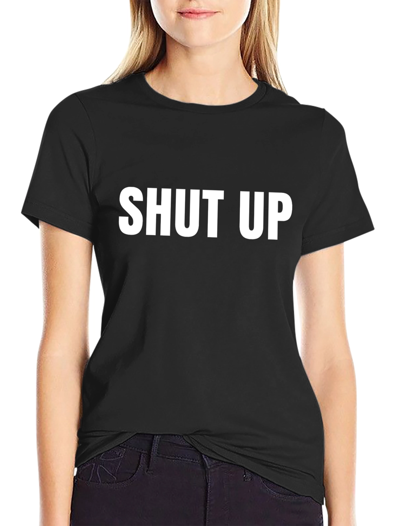 Shut Up Graphic Tee - Bold Statement T-Shirt