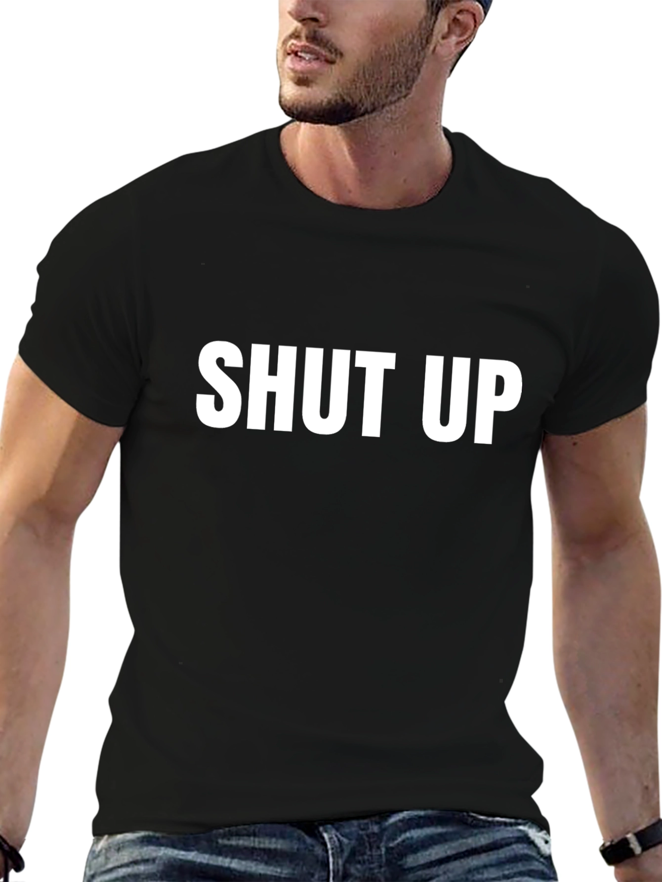 Shut Up Graphic Tee - Bold Statement T-Shirt