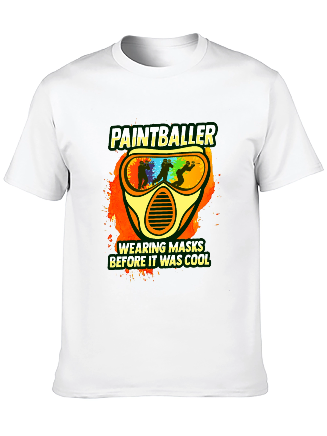 Paintballer Masks Cool Graphic T-Shirt