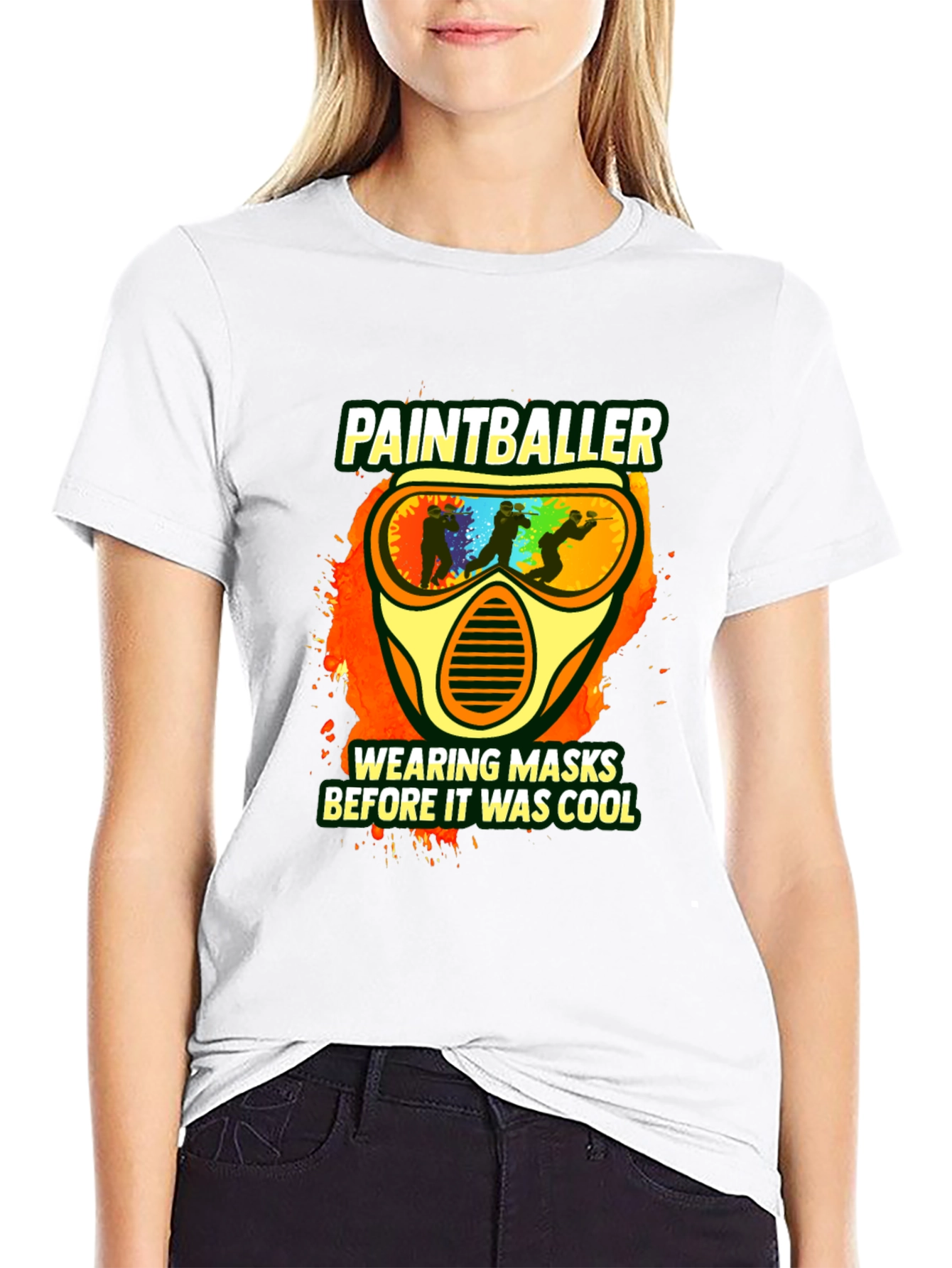 Paintballer Masks Cool Graphic T-Shirt