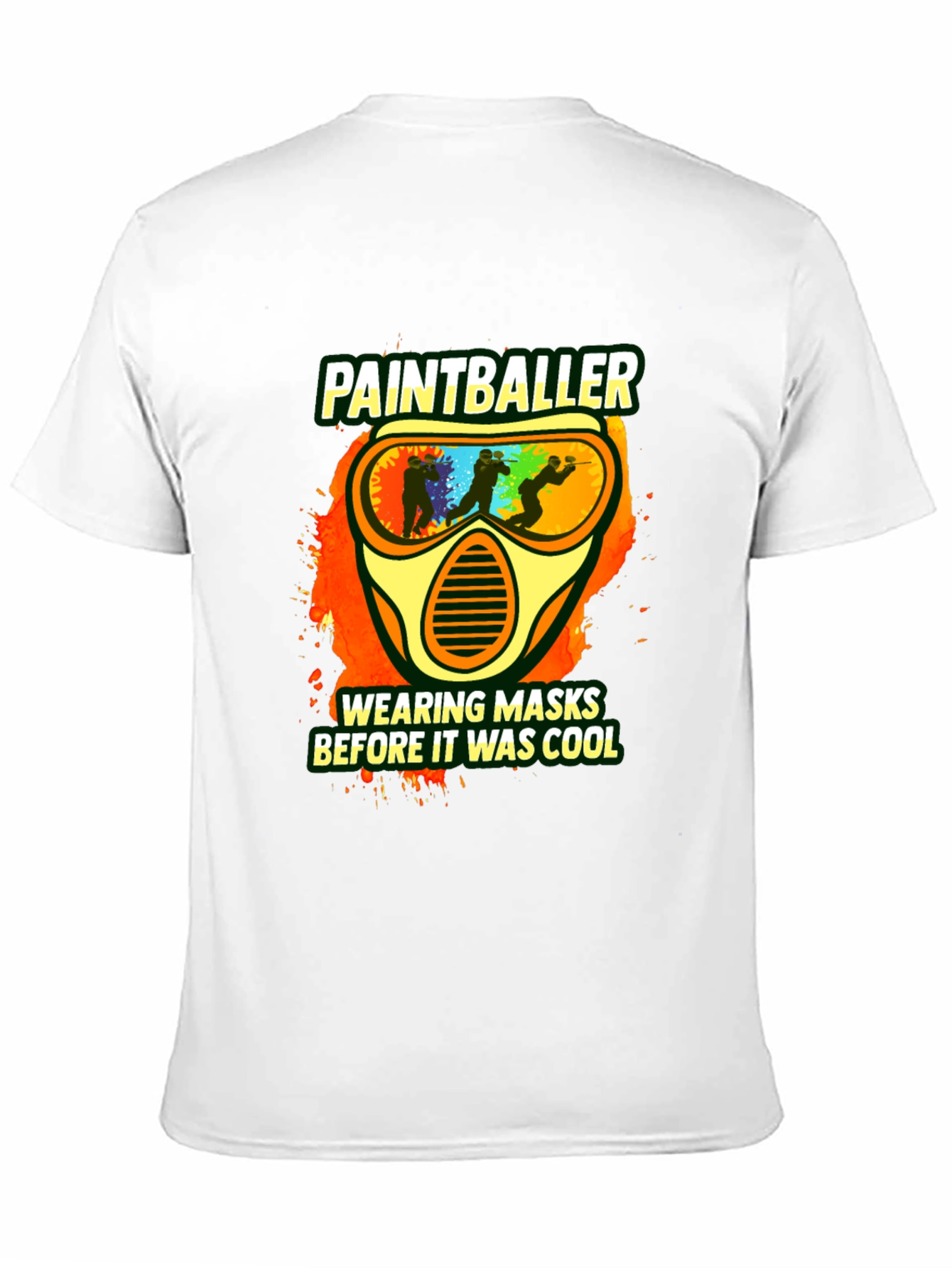 Paintballer Masks Cool Graphic T-Shirt