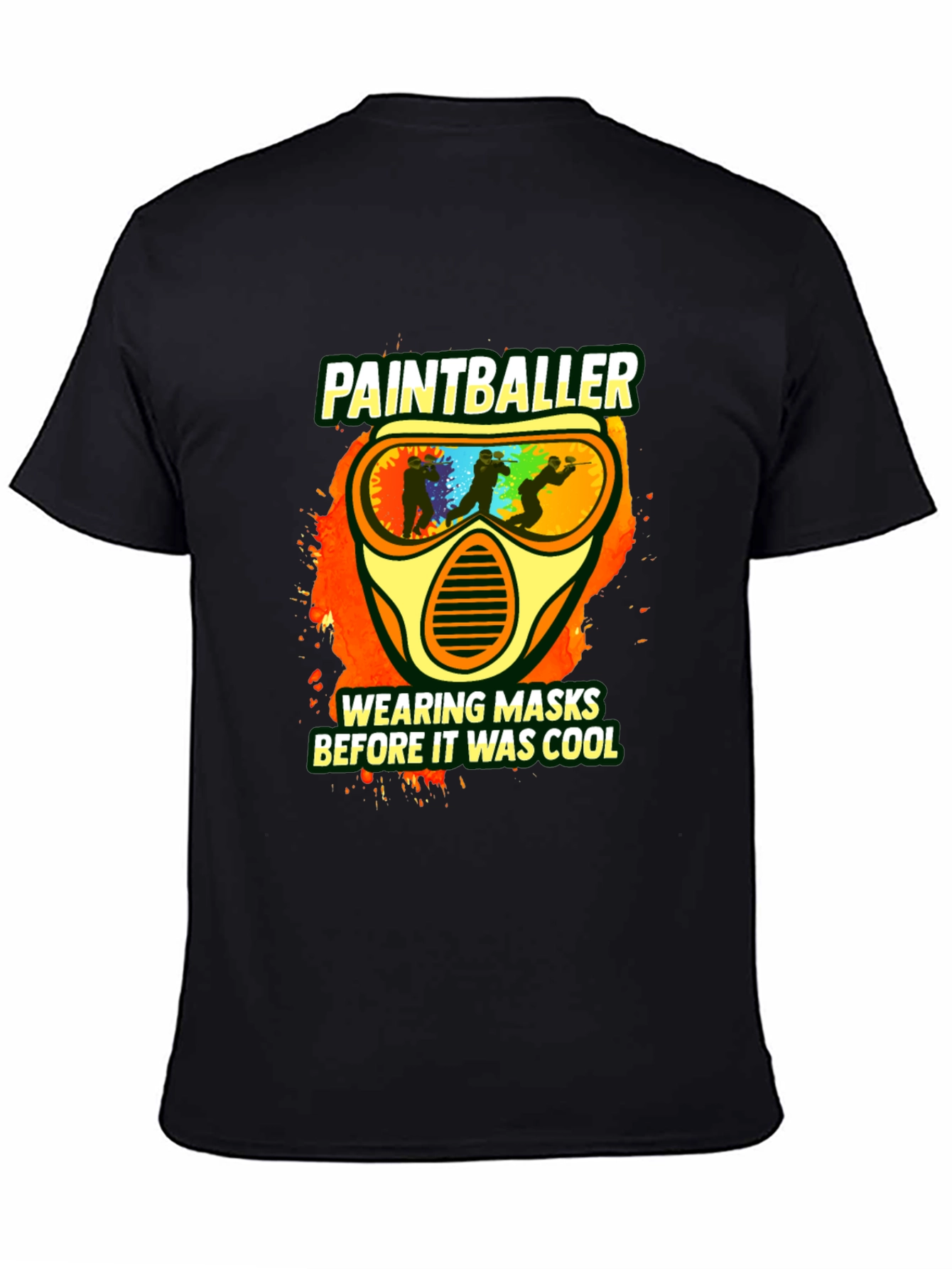 Paintballer Masks Cool Graphic T-Shirt