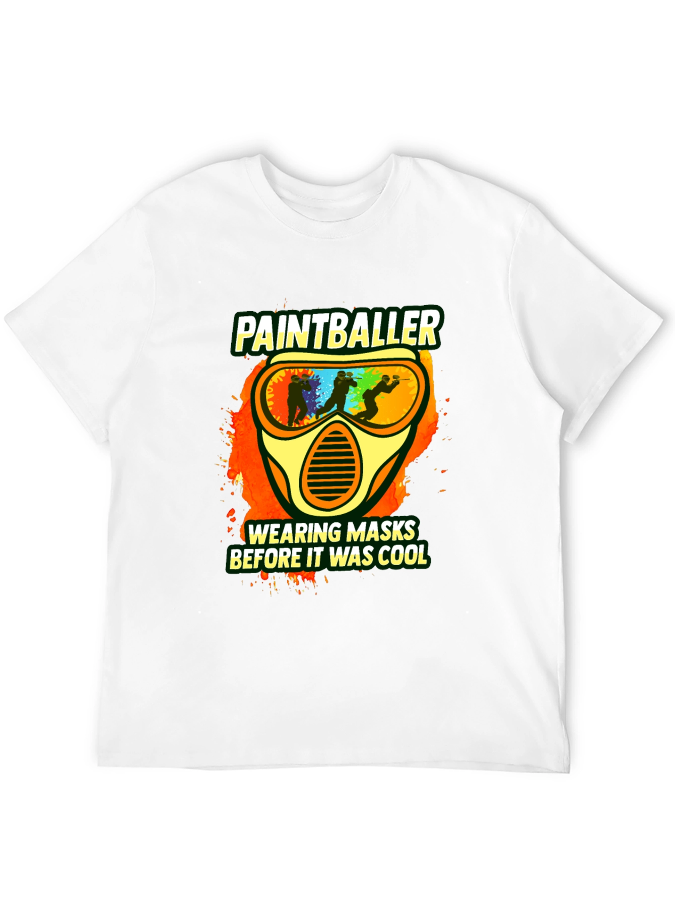 Paintballer Masks Cool Graphic T-Shirt