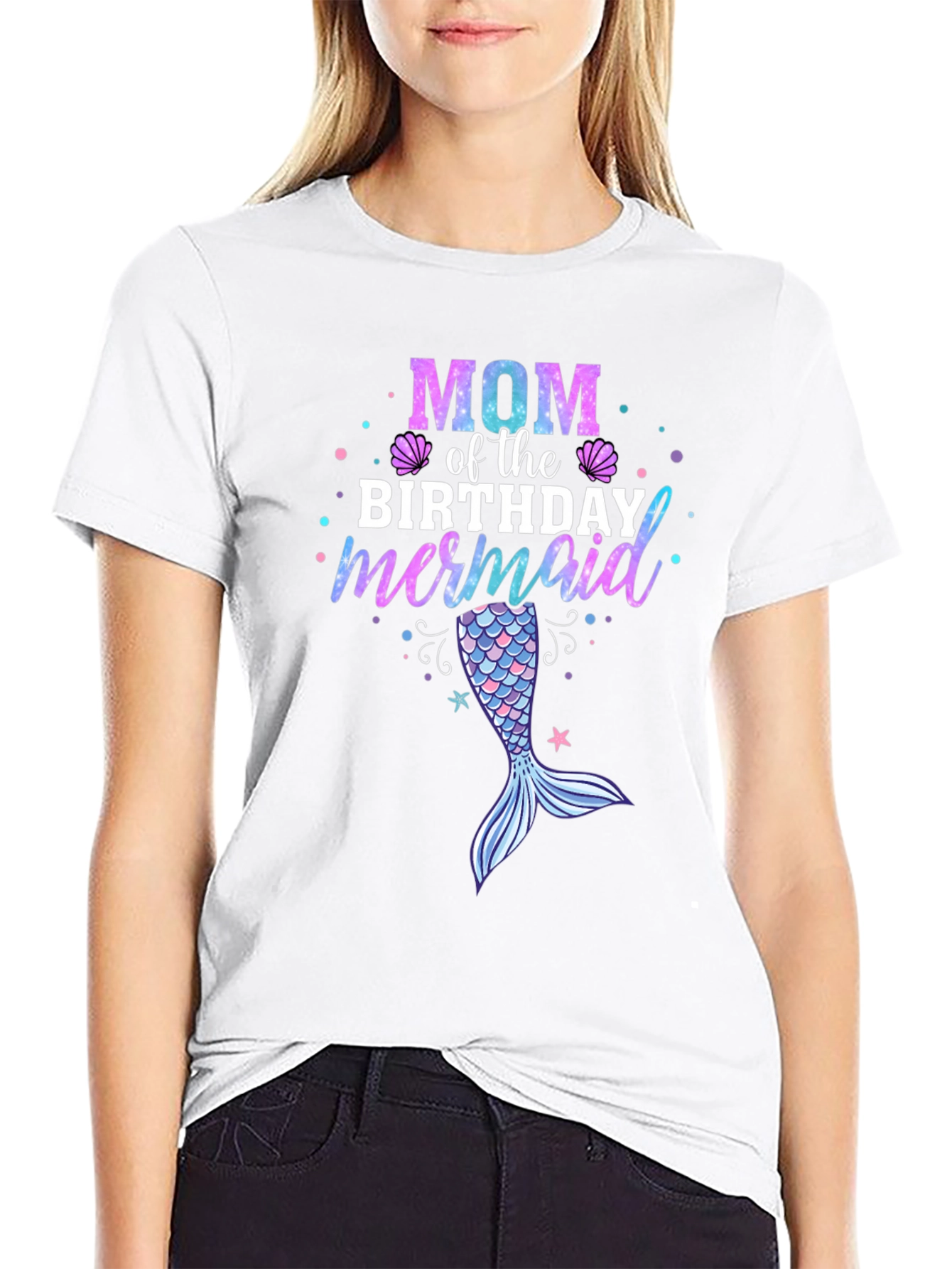 Mom of the Birthday Mermaid T-Shirt
